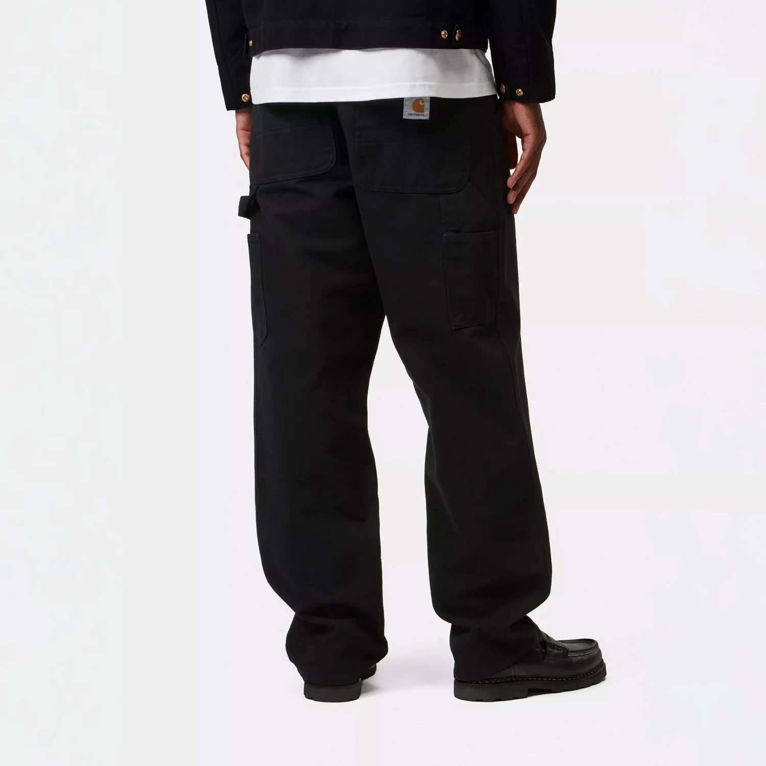 Carhartt WIP SINGLE KNEE PANT, Black - Image 4