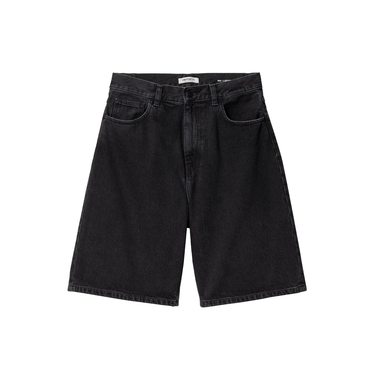 Carhartt WIP W' BRANDON SHORT, Black Stone Washed