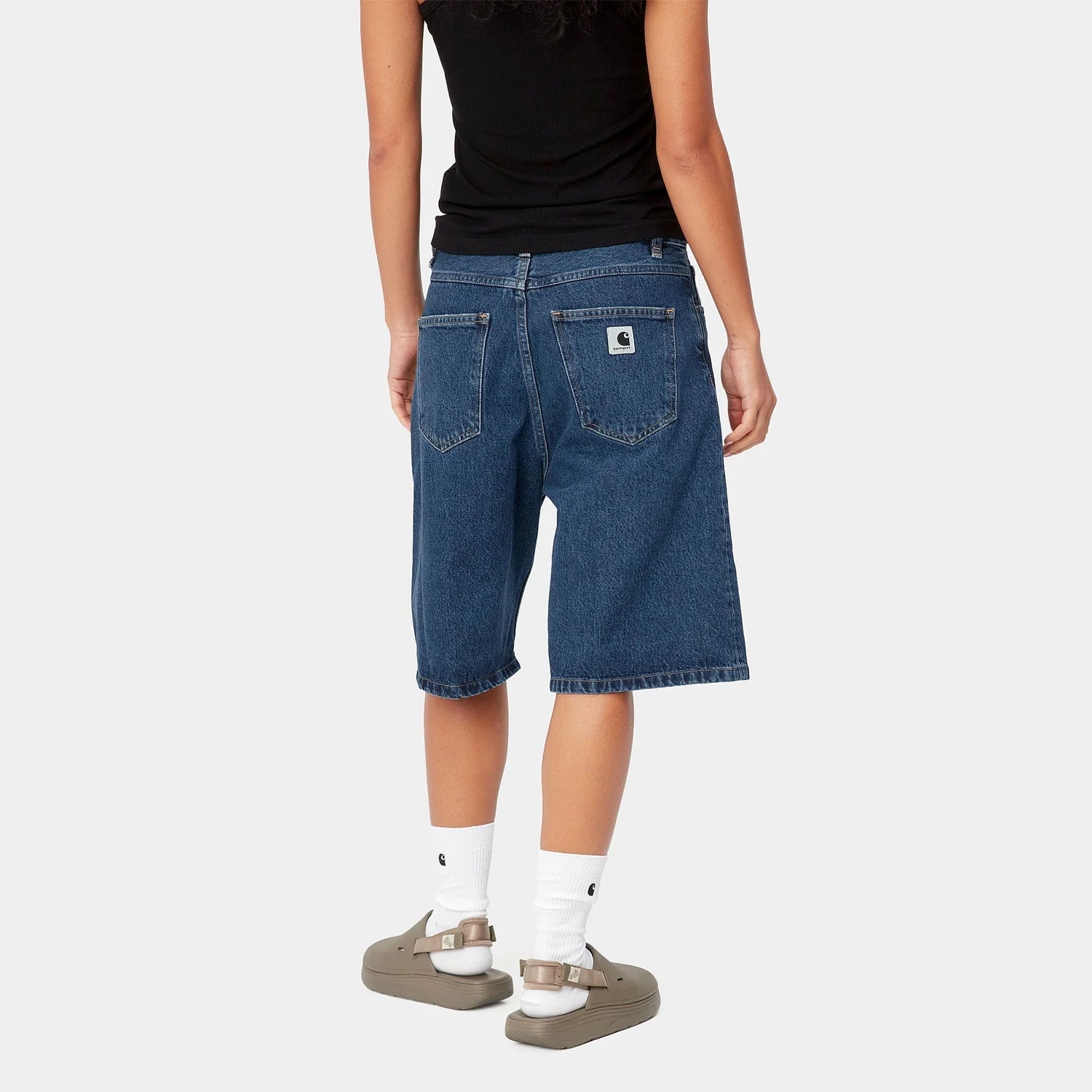Carhartt WIP W' BRANDON SHORT, Blue (Stone Washed) - Image 3