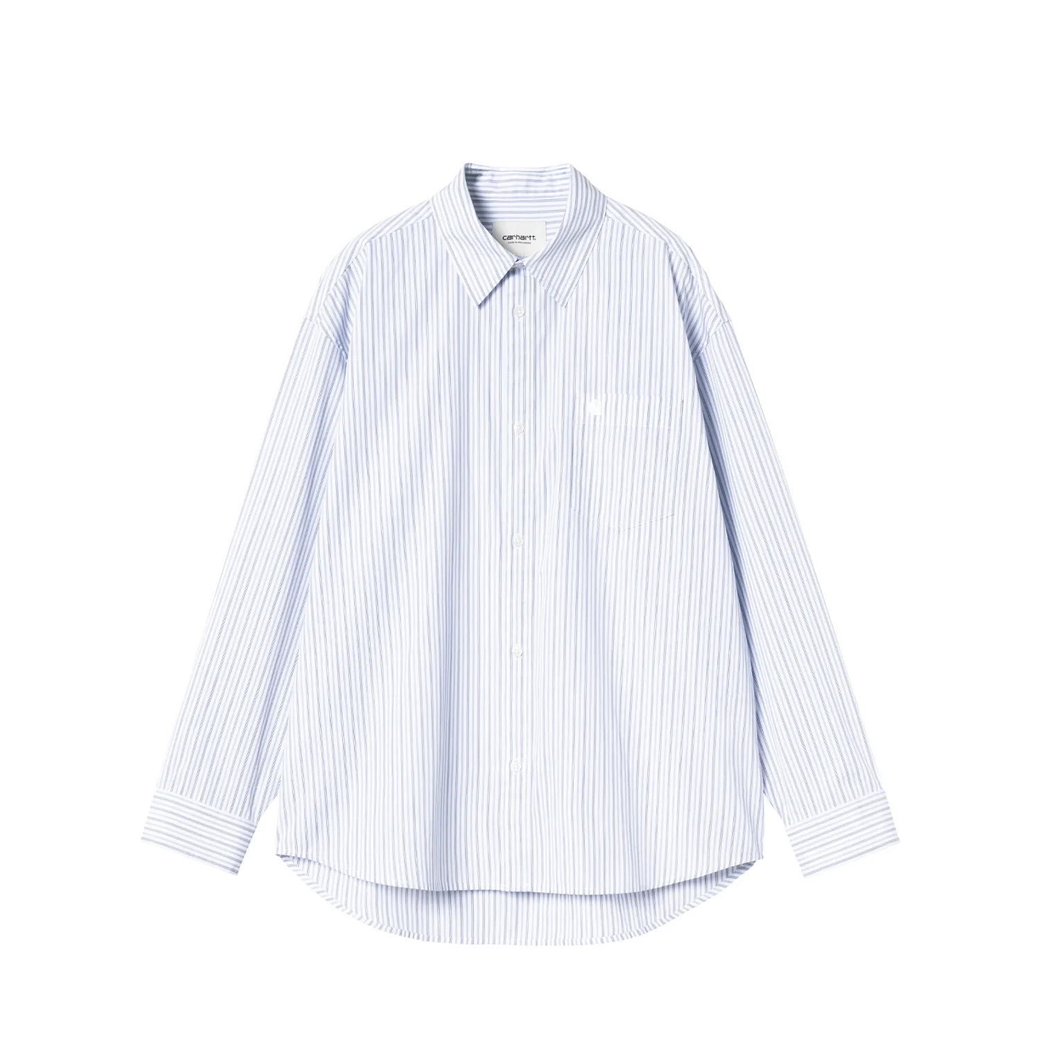 Carhartt WIP W' L/S KEENE SHIRT KEENE STRIPE, White