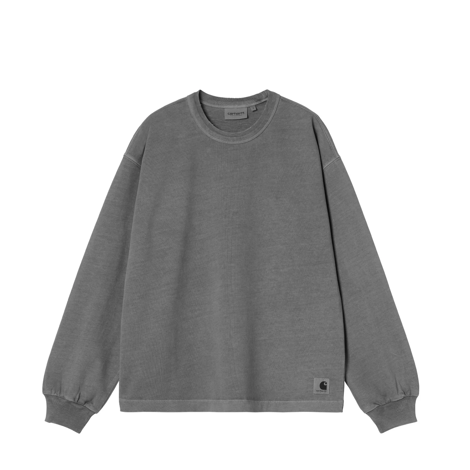 Carhartt WIP W' L/S TORION T-SHIRT, Black Grind Wash