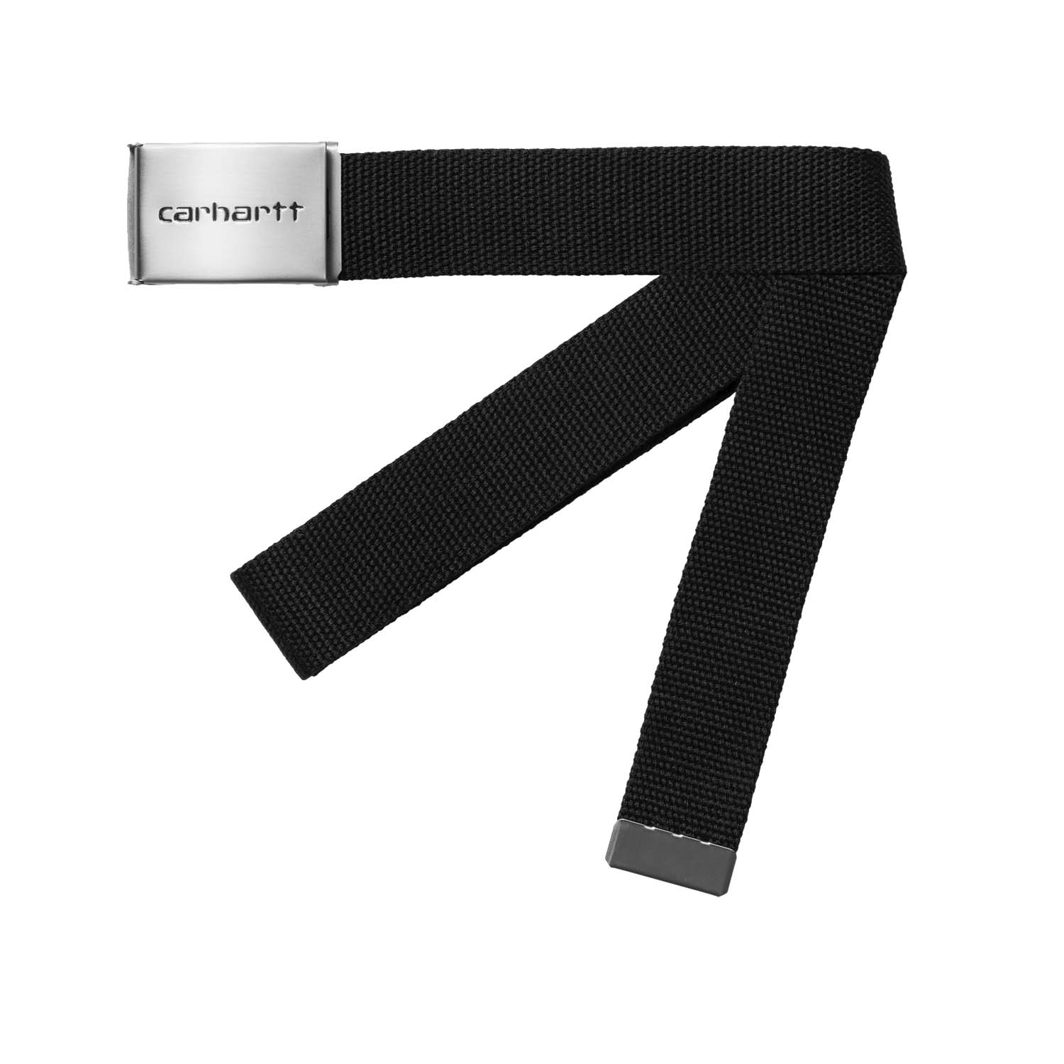Carhartt WIP CLIP BELT CHROME, Black - Image 2