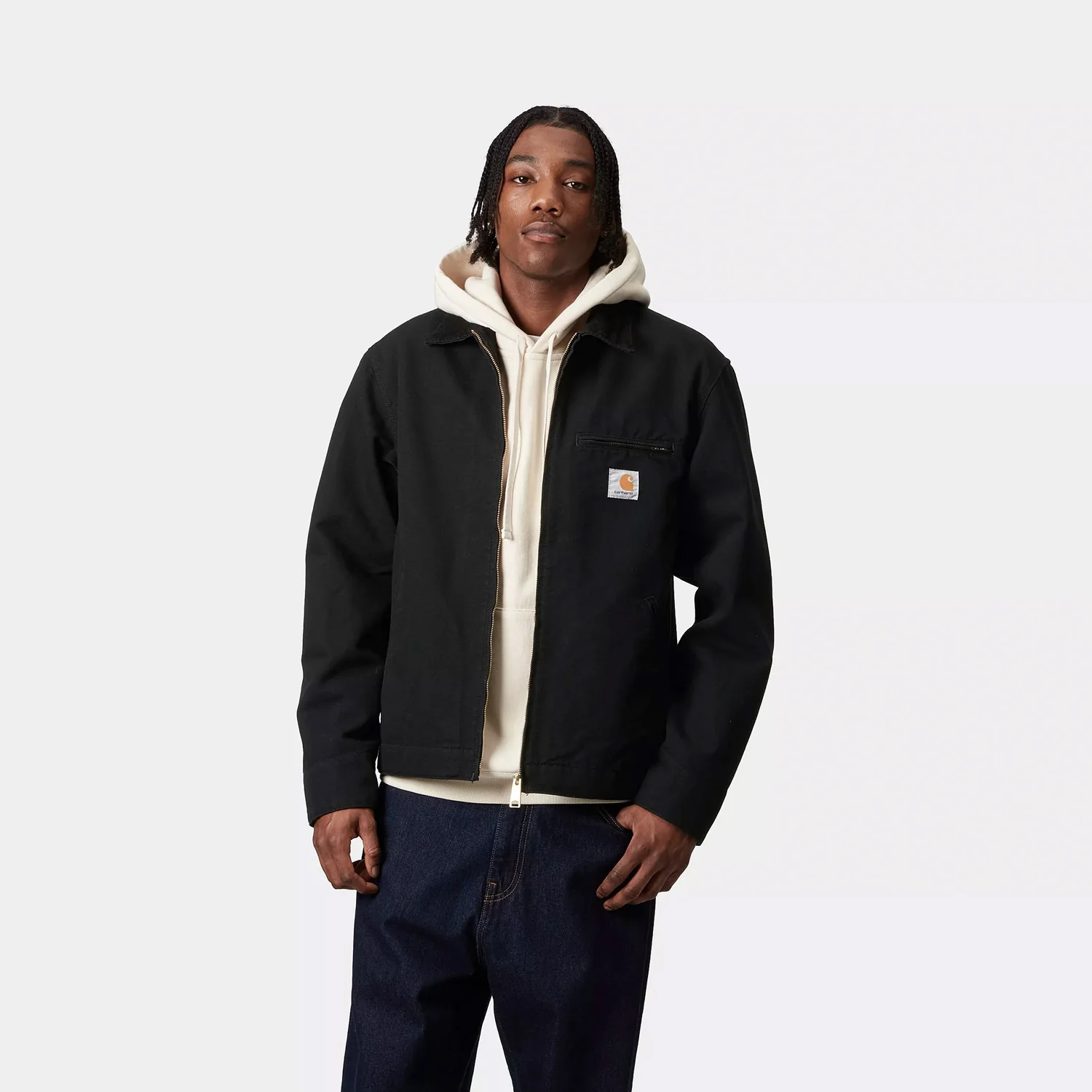 Carhartt WIP DETROIT JACKET, Black - Image 3