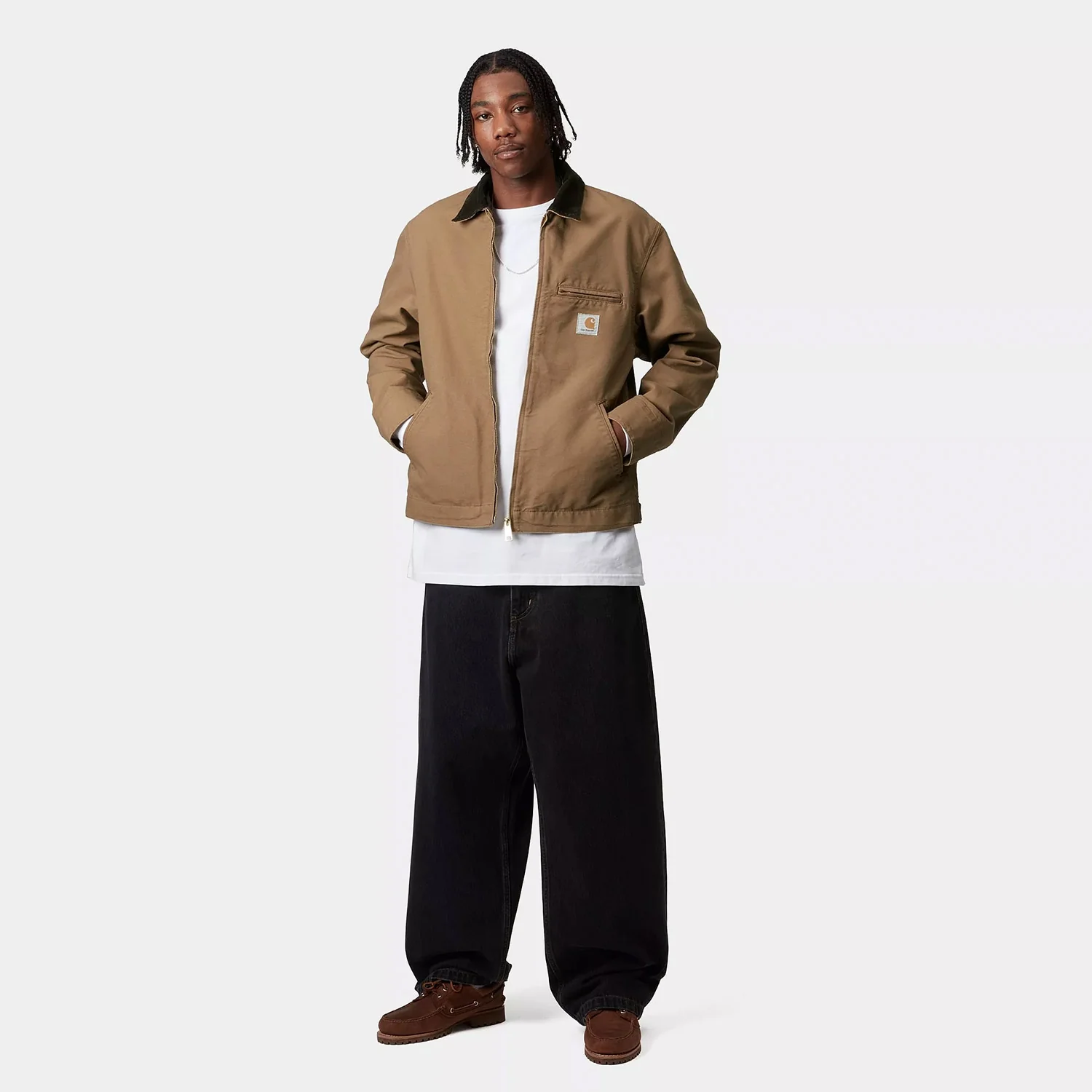 Carhartt WIP DETROIT JACKET, Hamilton Brown - Image 4