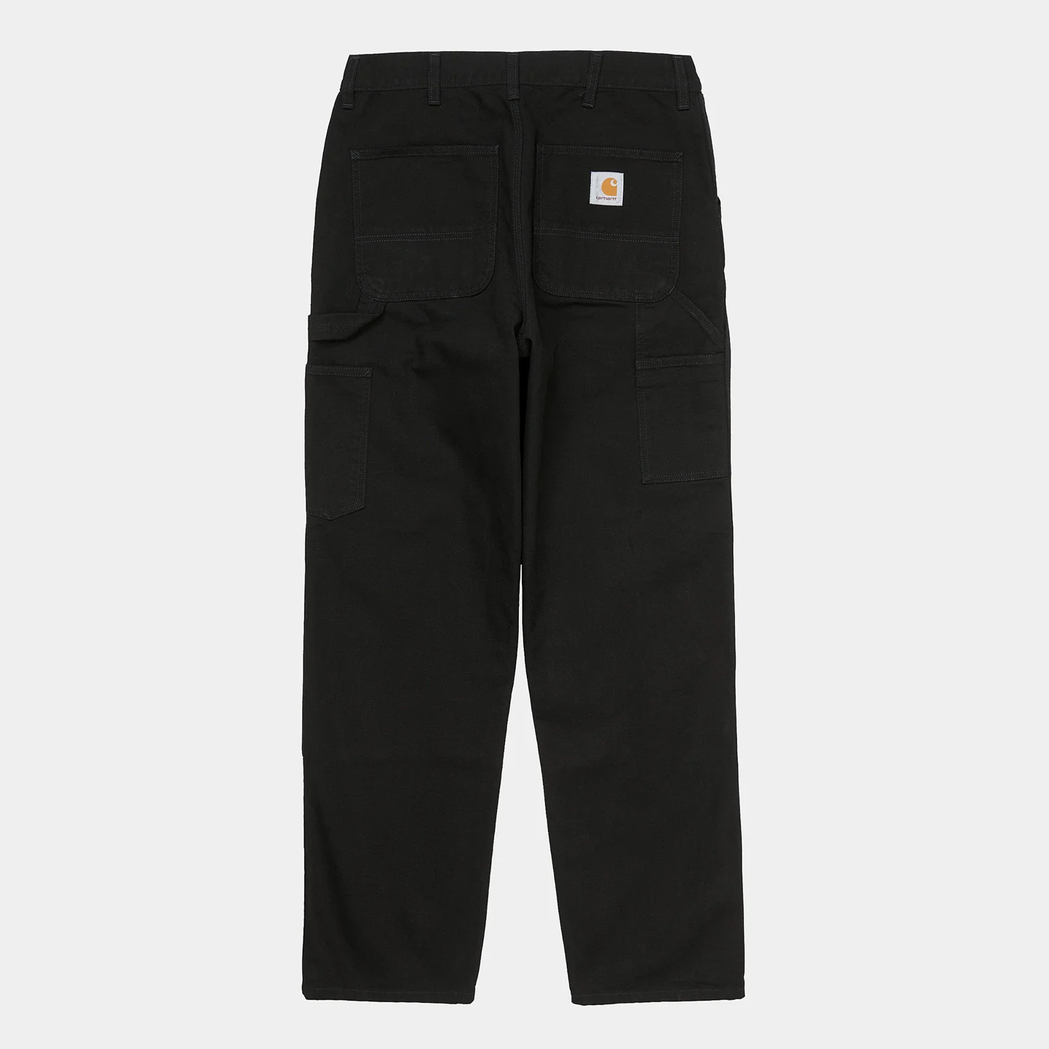 Carhartt WIP DOUBLE KNEE PANT, Black (Rinsed) - Image 4