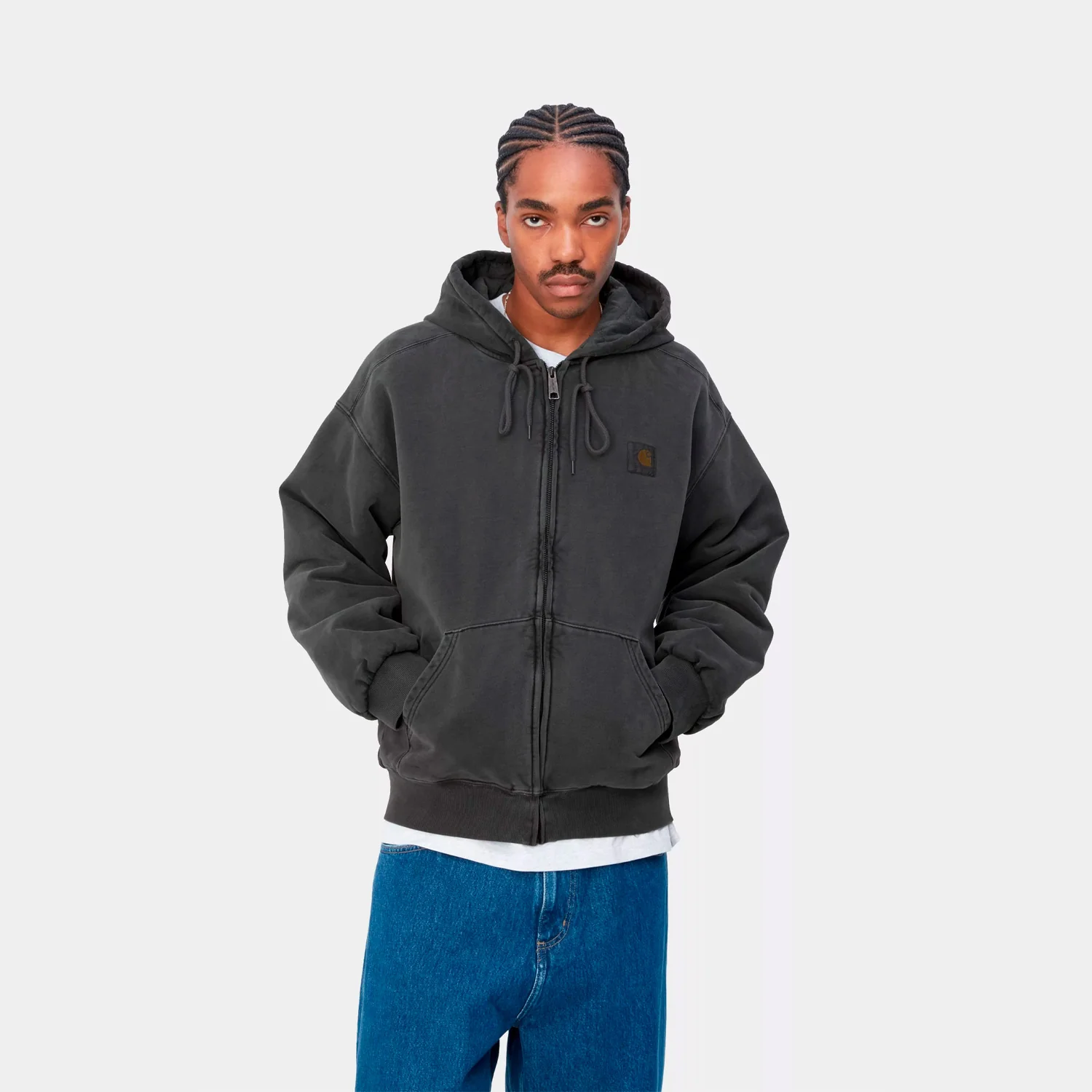 Carhartt WIP HOODED VISTA JACKET, Black - Image 3