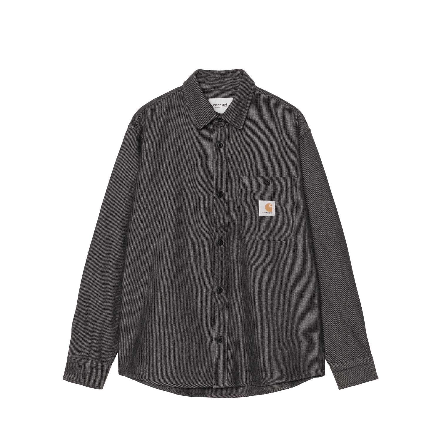 Carhartt WIP L/S EDGAR SHIRT, Black