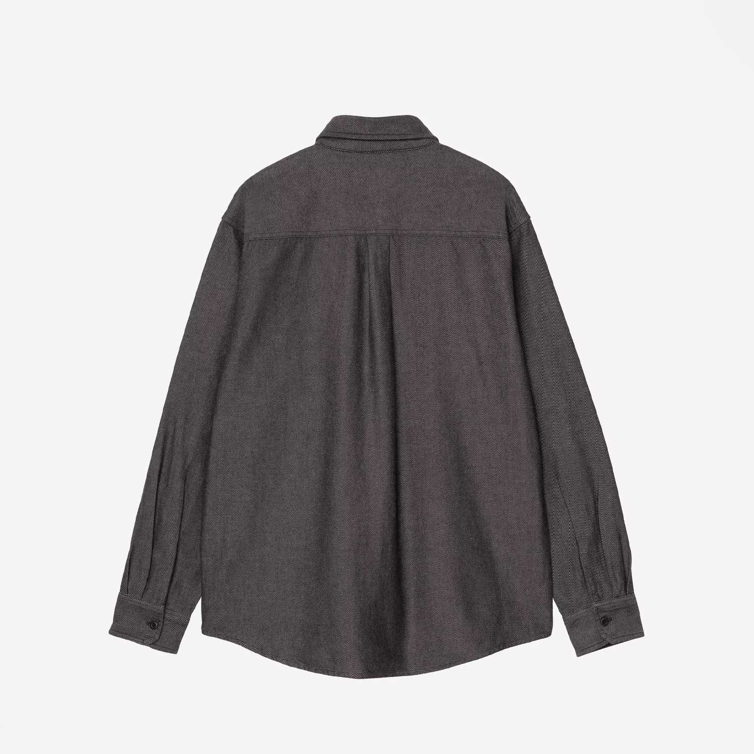 Carhartt WIP L/S EDGAR SHIRT, Black - Image 2