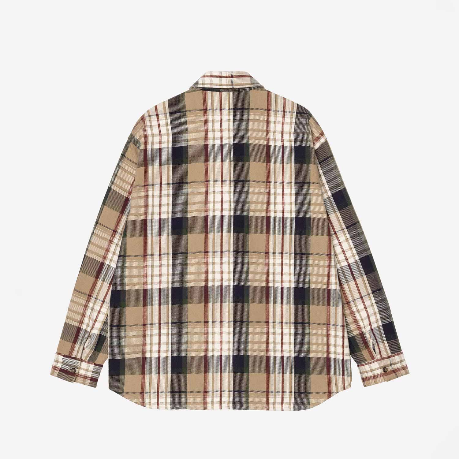 Carhartt WIP L/S TAMBLYN SHIRT TAMBLYN CHECK, Tamblyn Check Leather - Image 2