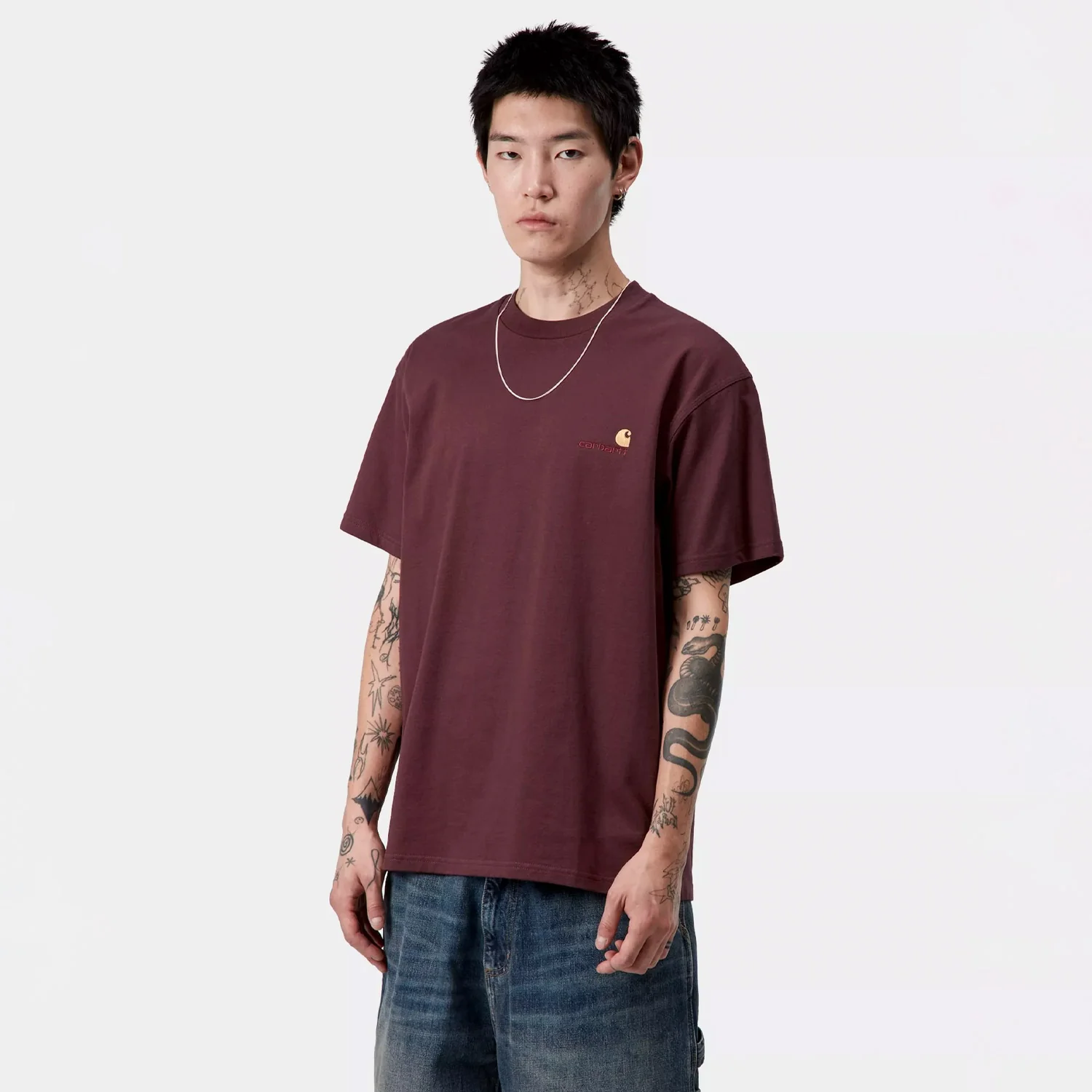 Carhartt WIP S/S AMERICAN SCRIPT T-SHIRT, Rondo - Image 3