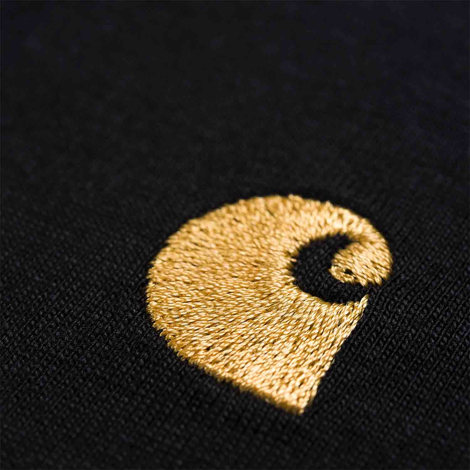 Carhartt WIP S/S CHASE T-SHIRT, Black - Image 3