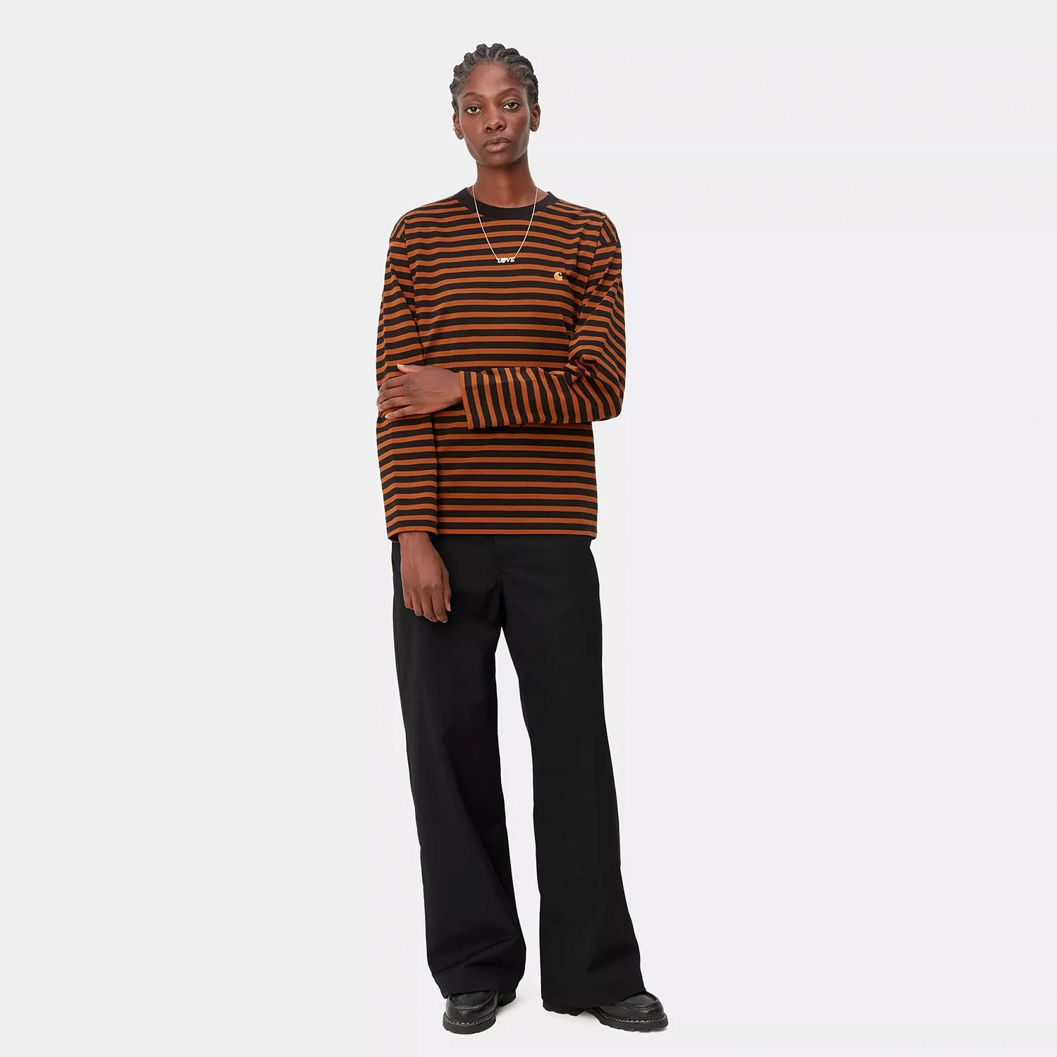 Carhartt WIP W' CRAFT PANT, Black Rinsed - Image 3