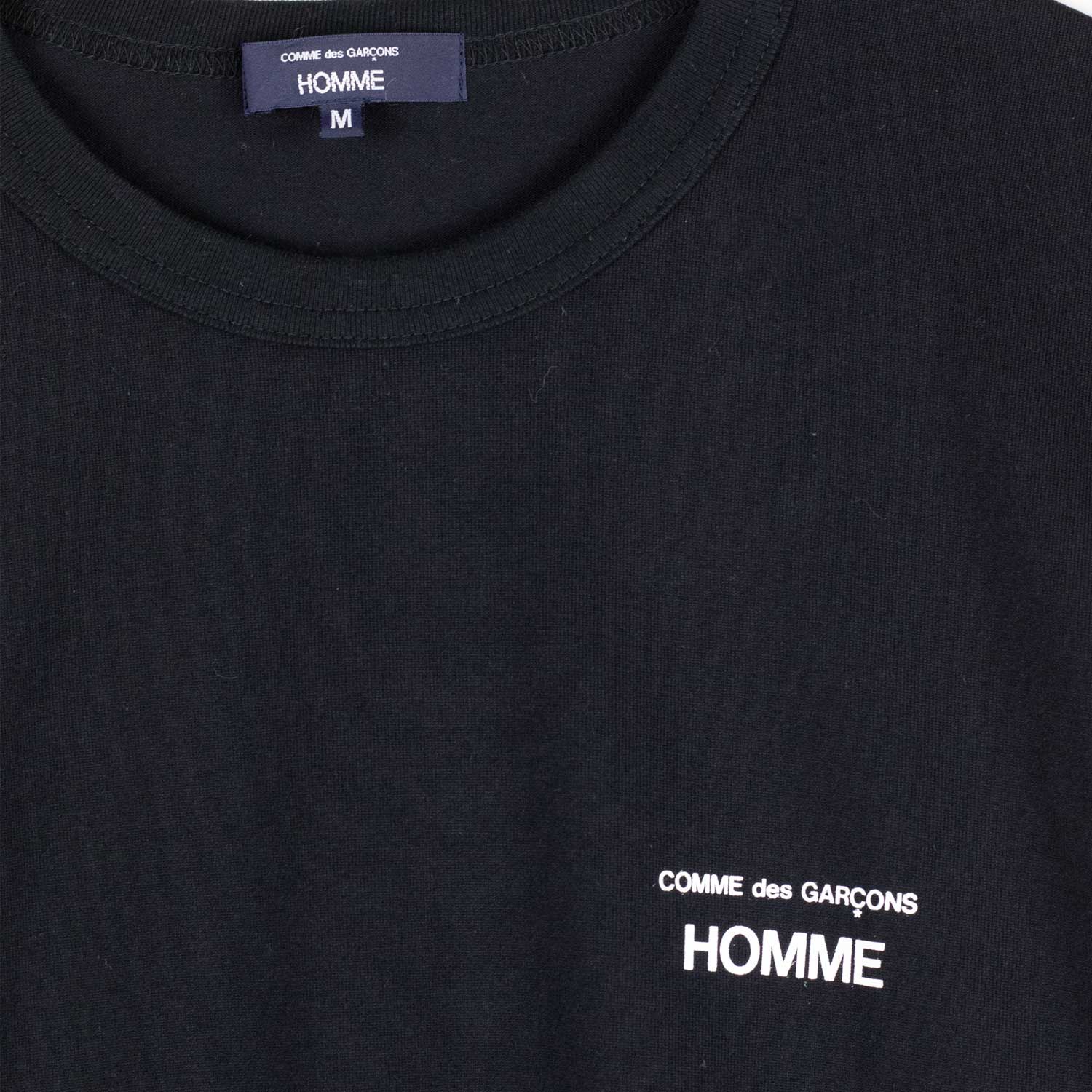 CDG Homme CHEST LOGO T-SHIRT, Black - Image 2