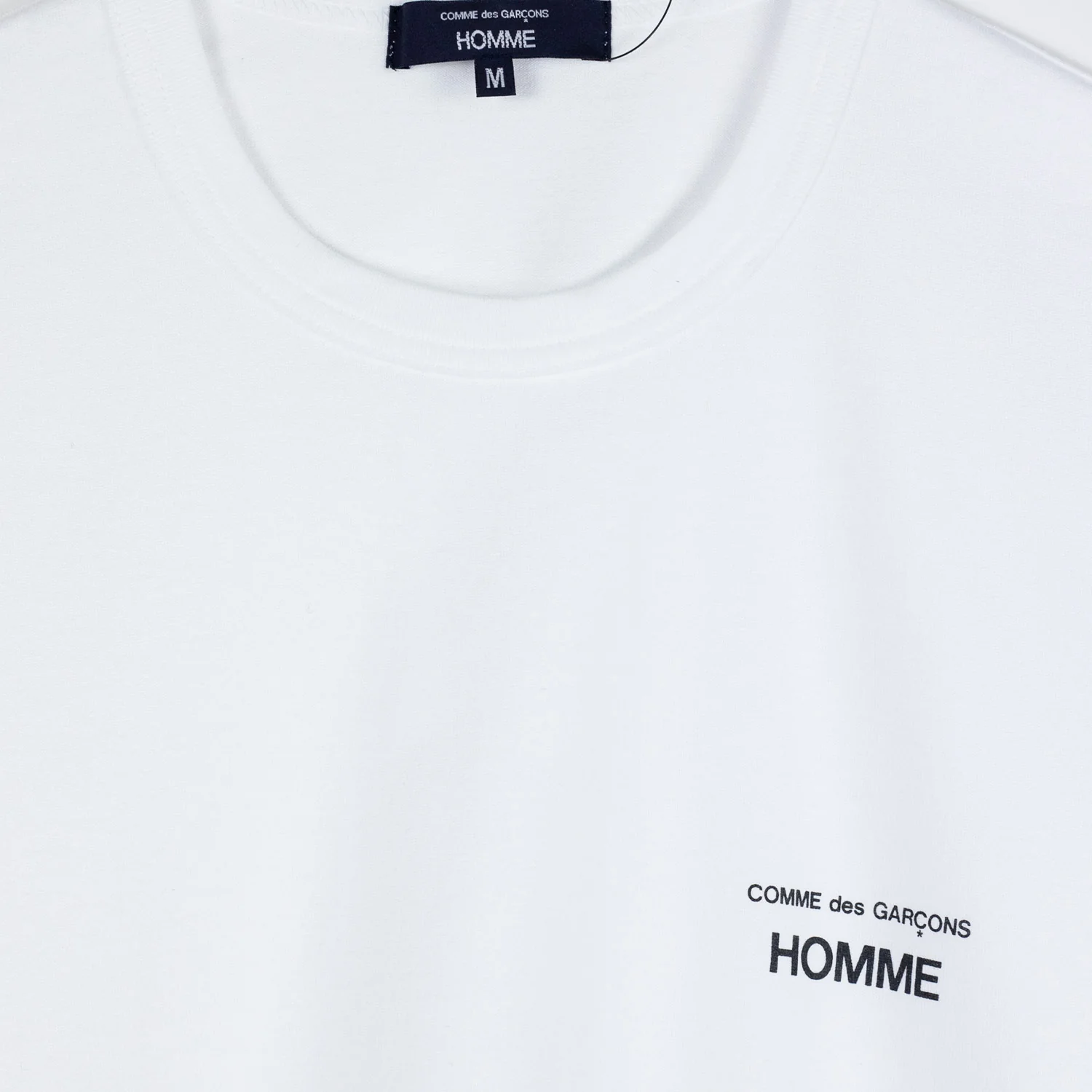 CDG Homme CHEST LOGO T-SHIRT, White - Image 2