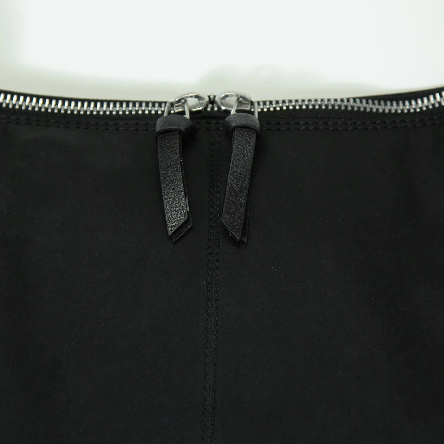 CDG Homme POLYESTER SUEDE BAG, Black - Image 2