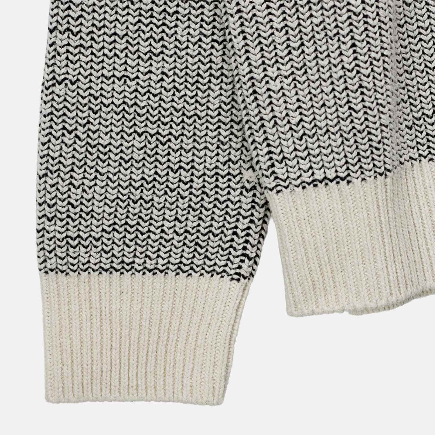 CDG Homme SWEATER, White/Black - Image 4