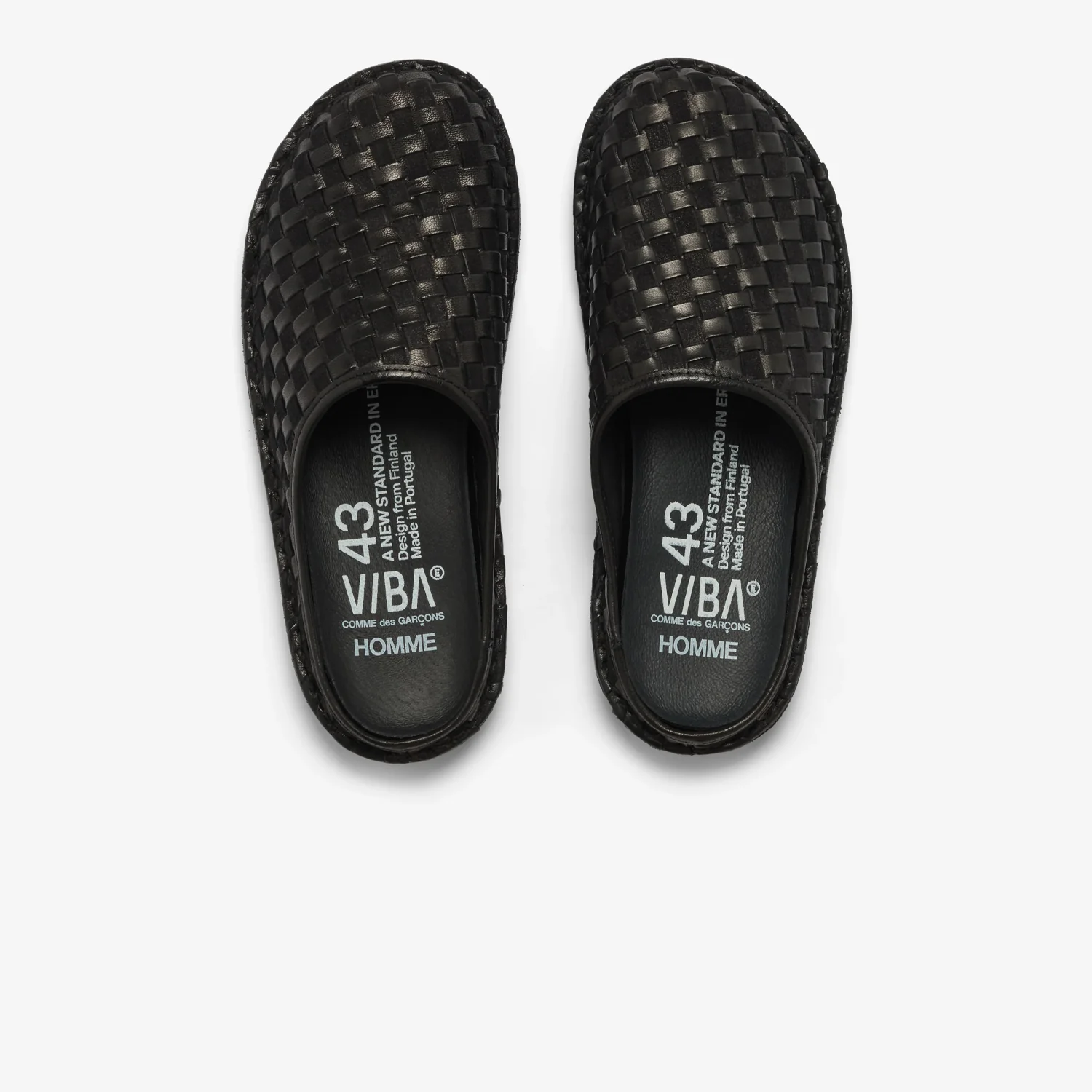 CDG Homme x VIBAe ROMA WOVEN, Black - Image 4