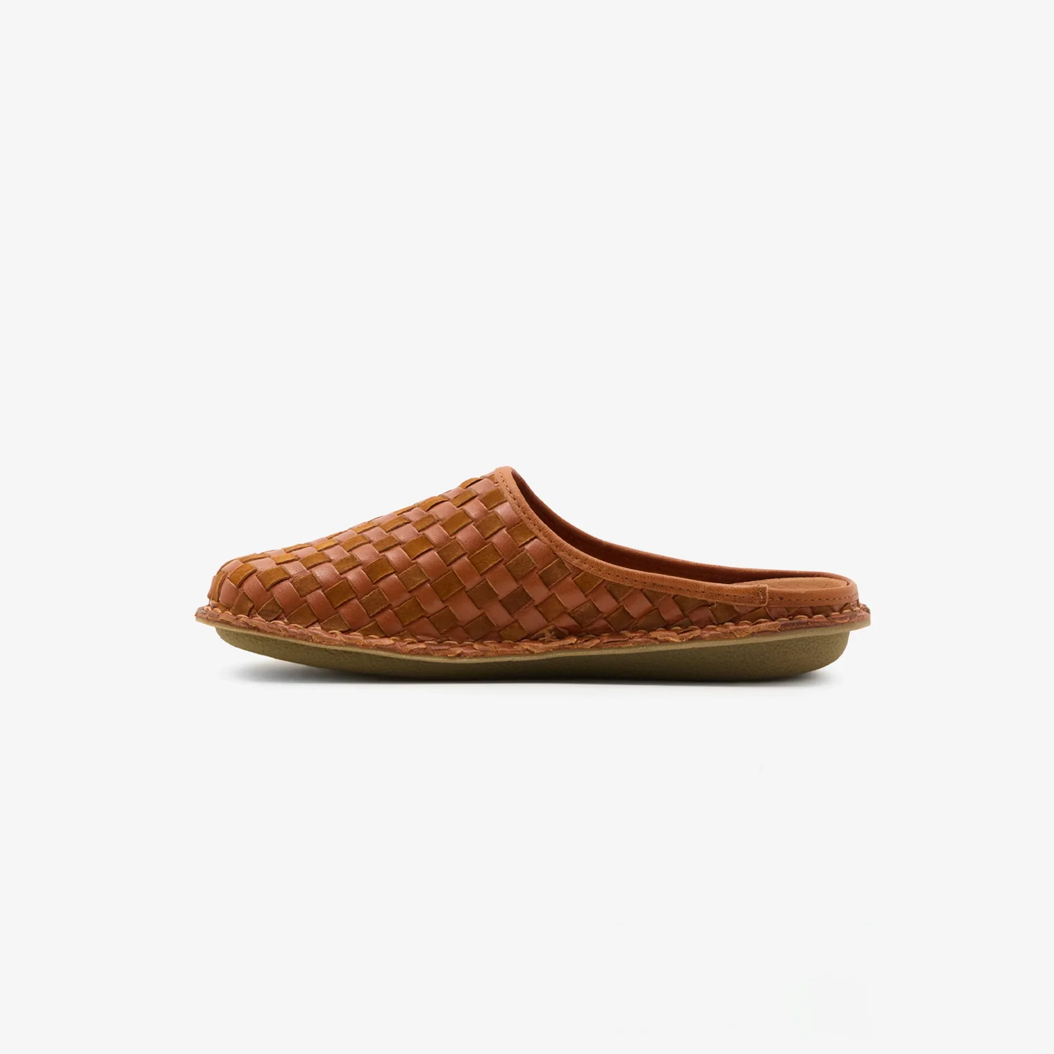 CDG Homme x VIBAe ROMA WOVEN, Cognac Brown - Image 2