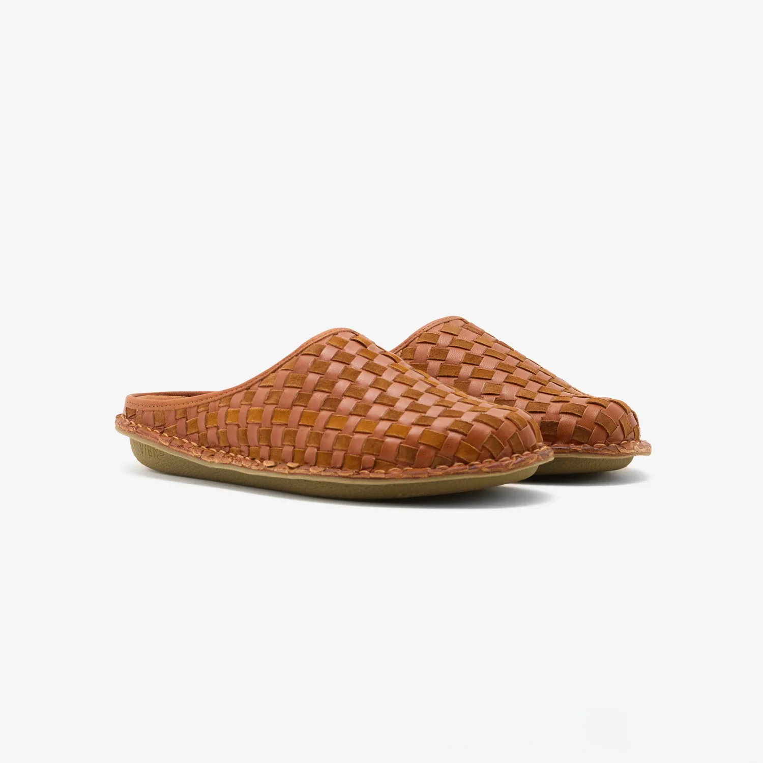 CDG Homme x VIBAe ROMA WOVEN, Cognac Brown - Image 3