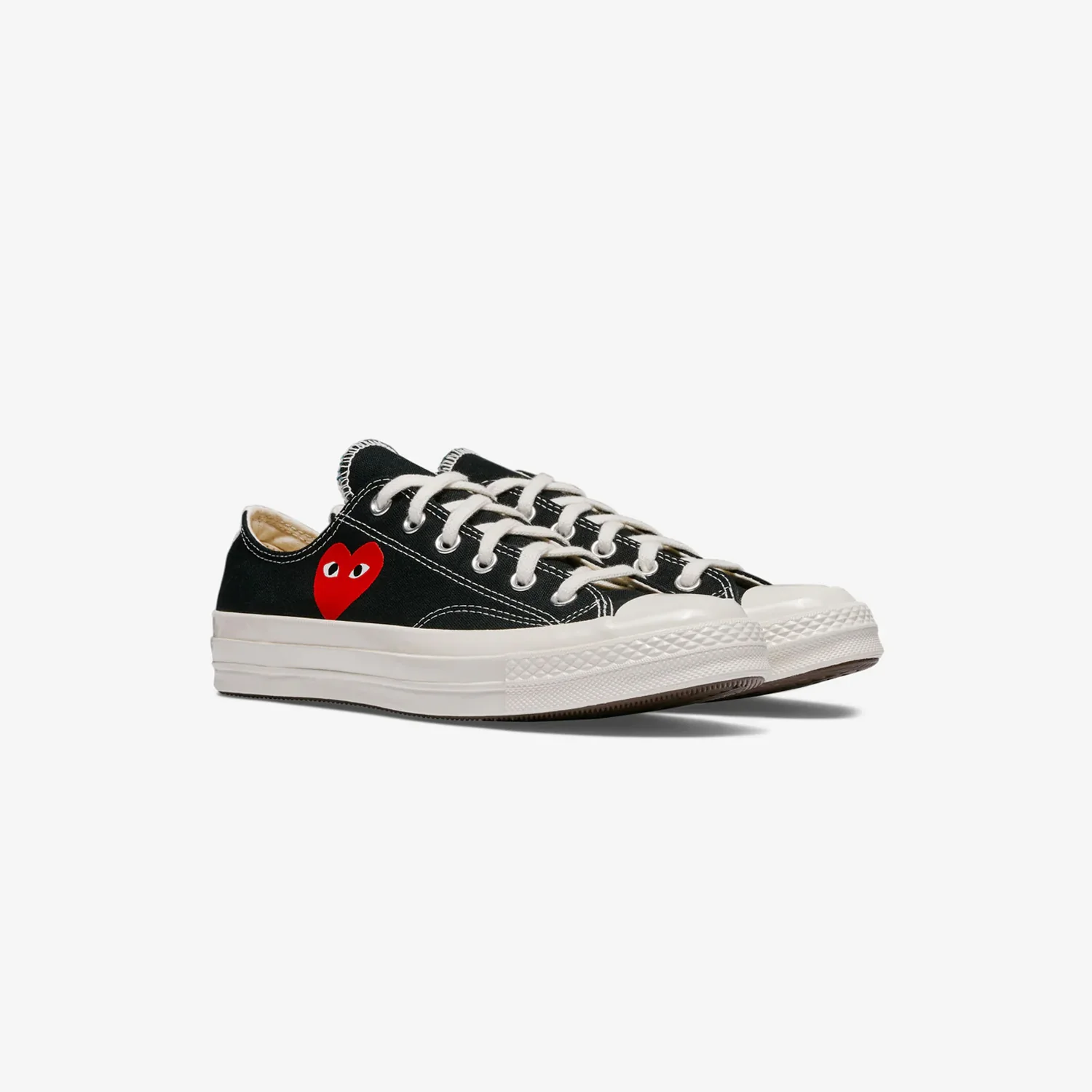 CDG Play Converse CHUCK 70 OX, Black - Image 2