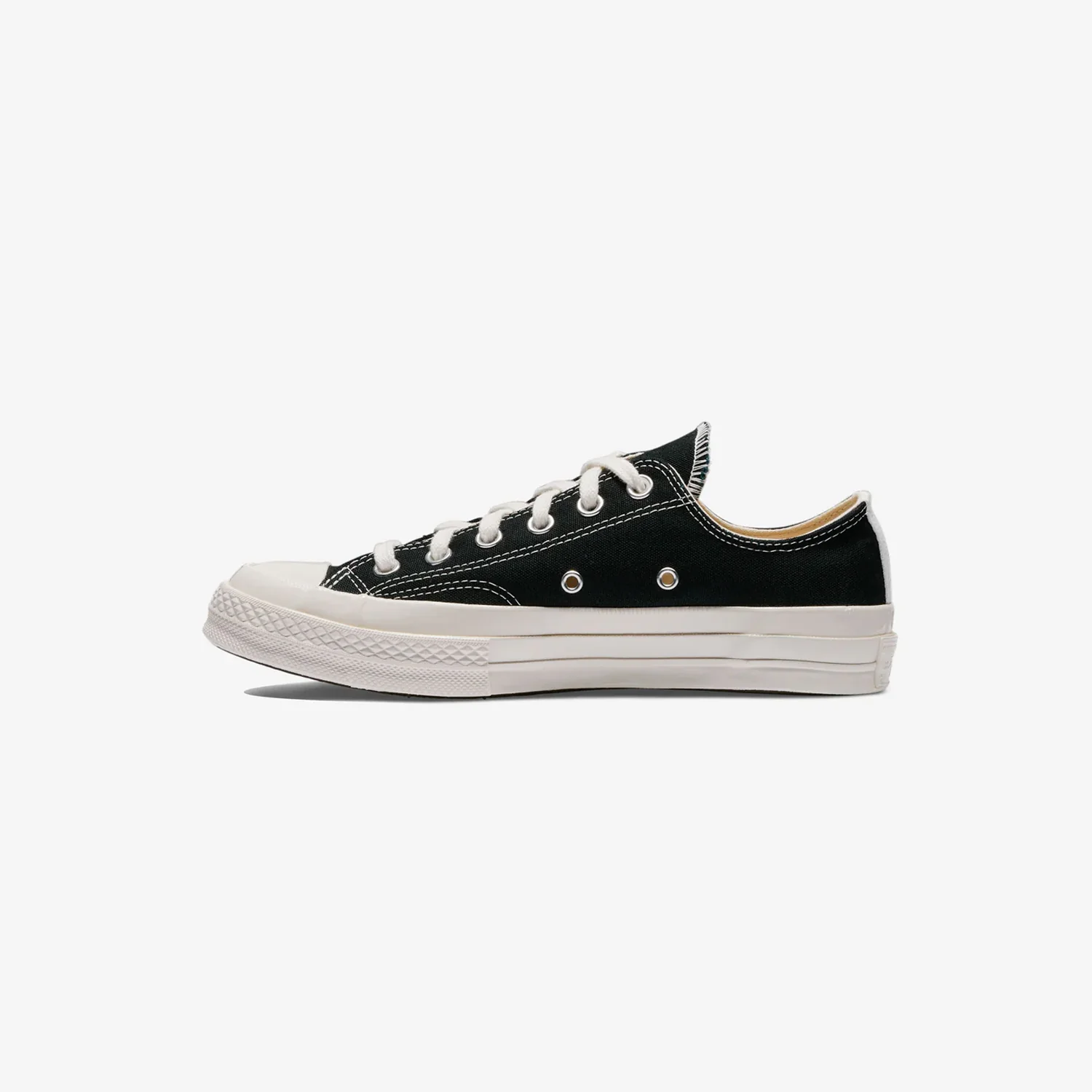CDG Play Converse CHUCK 70 OX, Black - Image 3
