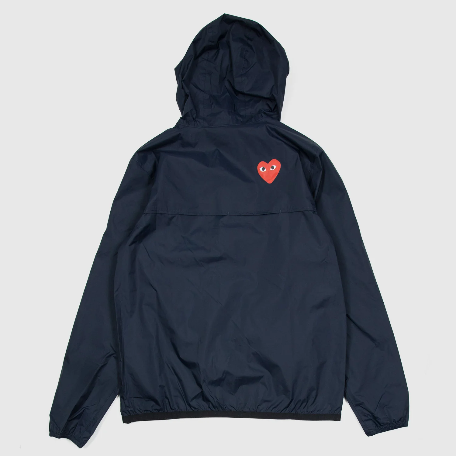 Comme des Garçons PLAY X K-WAY ZIP JACKET, Navy - Image 2