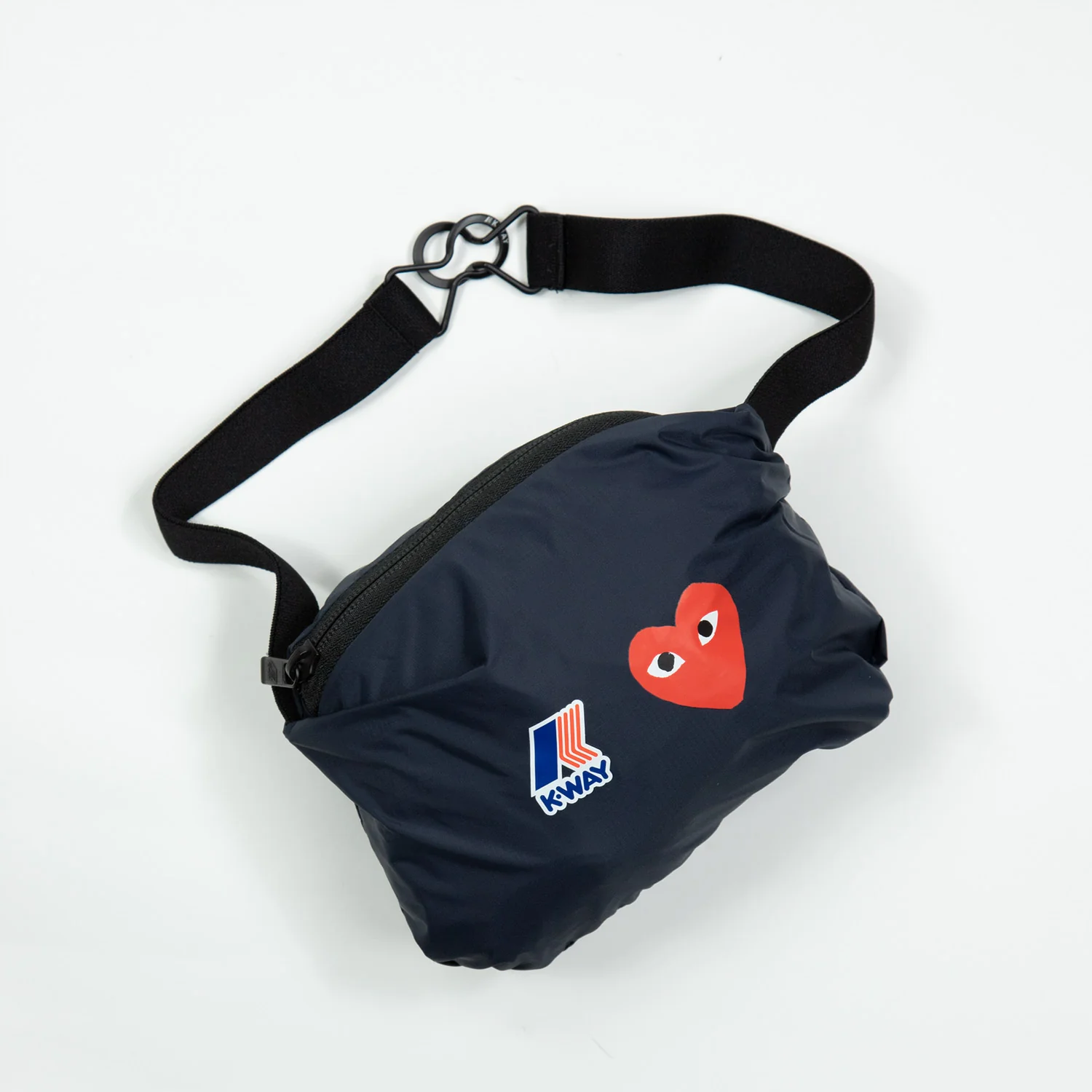 Comme des Garçons PLAY X K-WAY ZIP JACKET, Navy - Image 6
