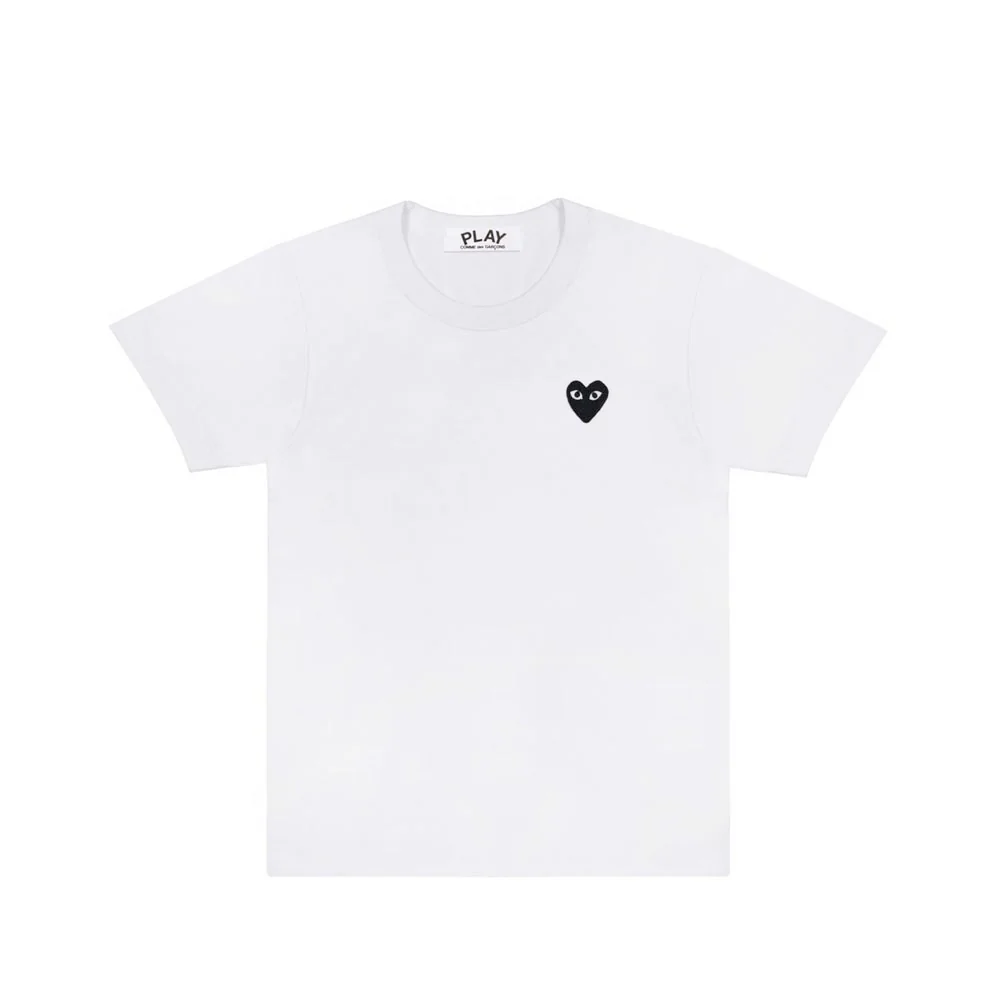 Comme des Garçons PLAY BLACK HEART T-SHIRT, White