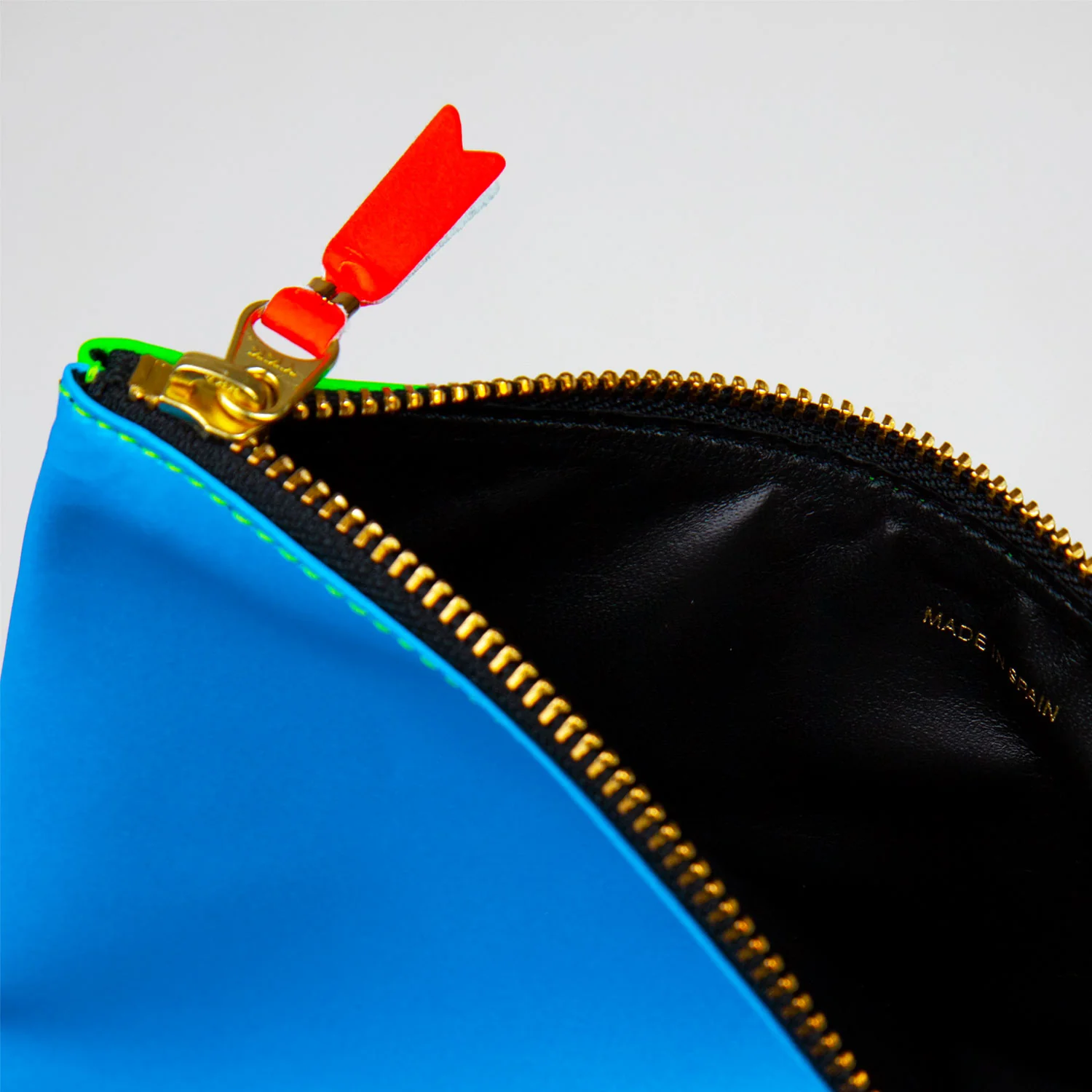 Comme des Garçons WALLET SA5100SF SUPER FLUO, Blue/Green - Image 2