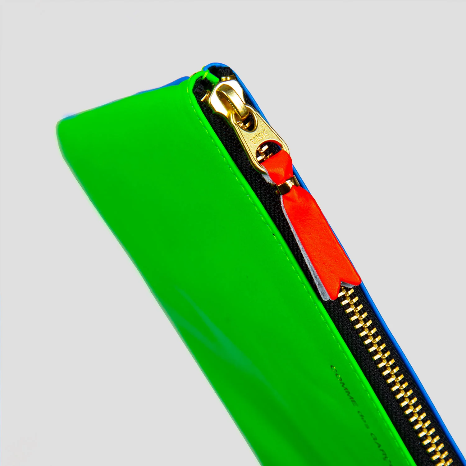 Comme des Garçons WALLET SA5100SF SUPER FLUO, Blue/Green - Image 3
