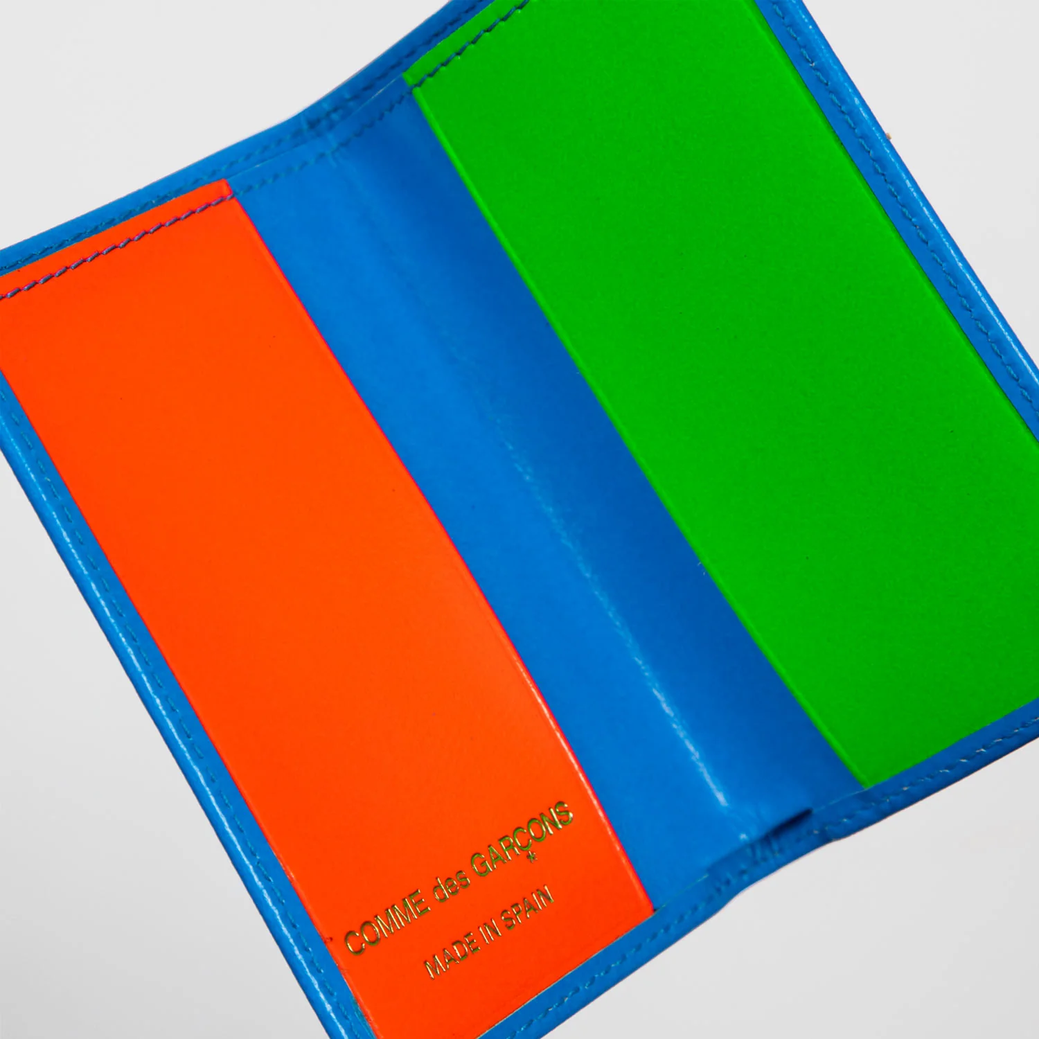 Comme des Garçons WALLET SA6400SF SUPER FLUO, Blue - Image 2