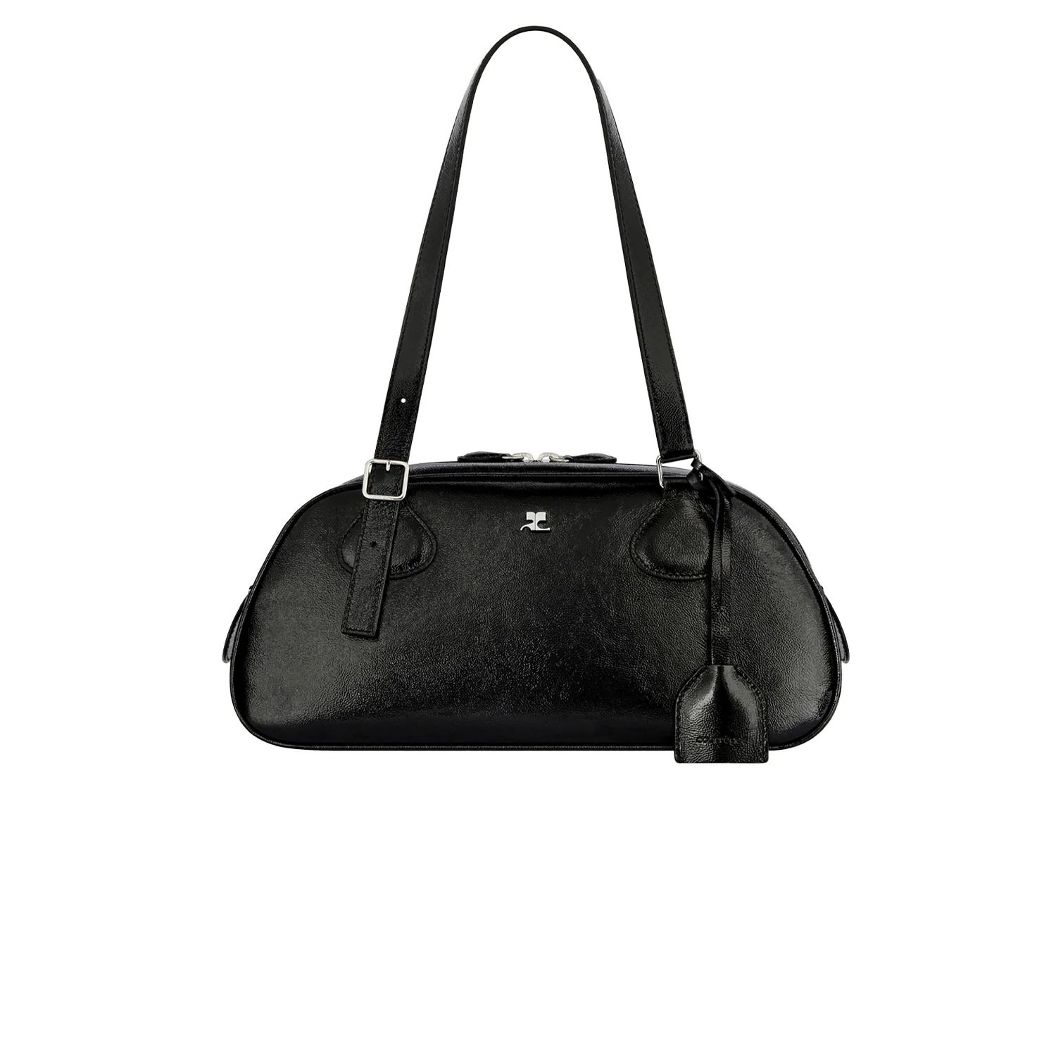 courrèges FRIDAY MEDIUM NAPLACK BAG, Black