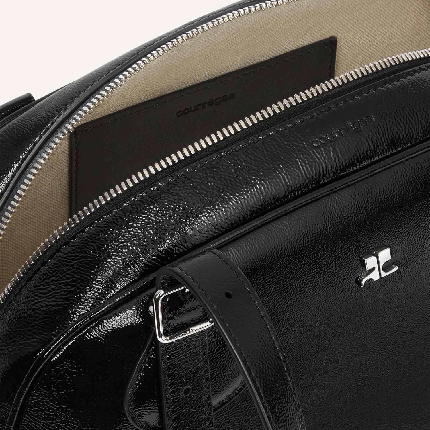 courrèges FRIDAY MEDIUM NAPLACK BAG, Black - Image 2