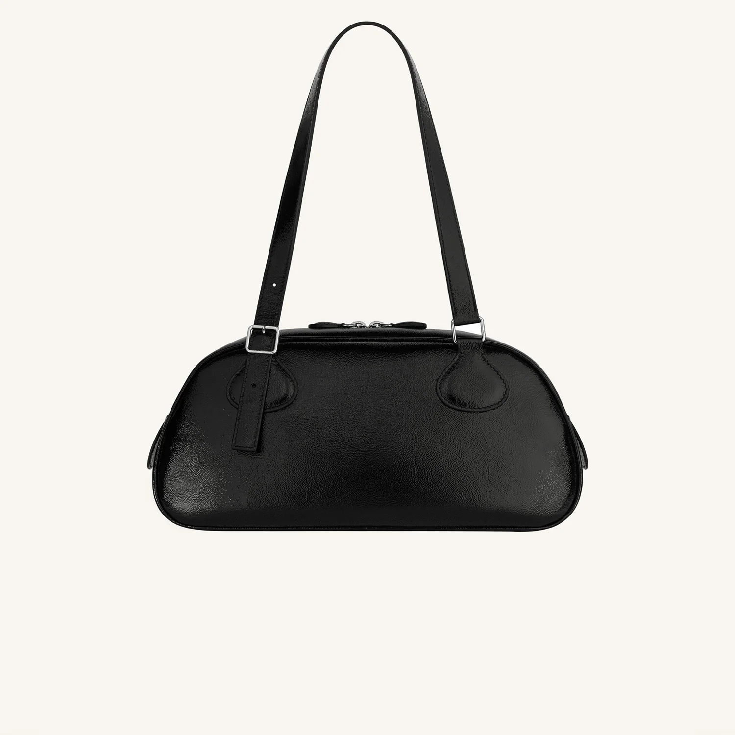 courrèges FRIDAY MEDIUM NAPLACK BAG, Black - Image 4