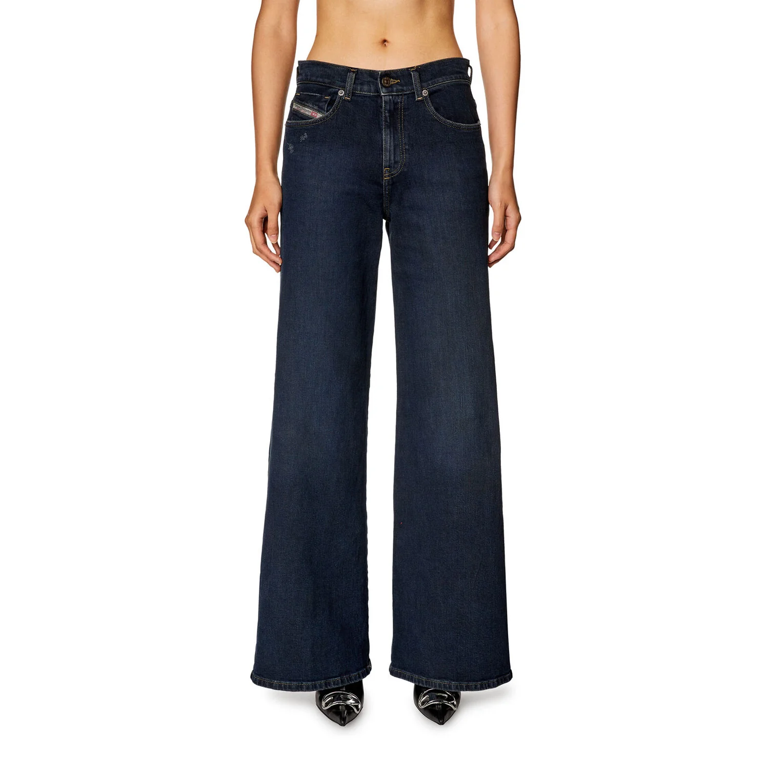 Diesel 1978 D-AKEMI JEANS, Dark Blue - Image 3