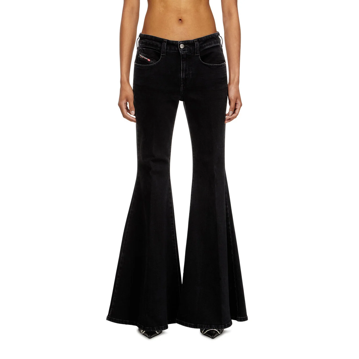 Diesel FLARE JEANS1970 D-BLEESS, Black - Image 2