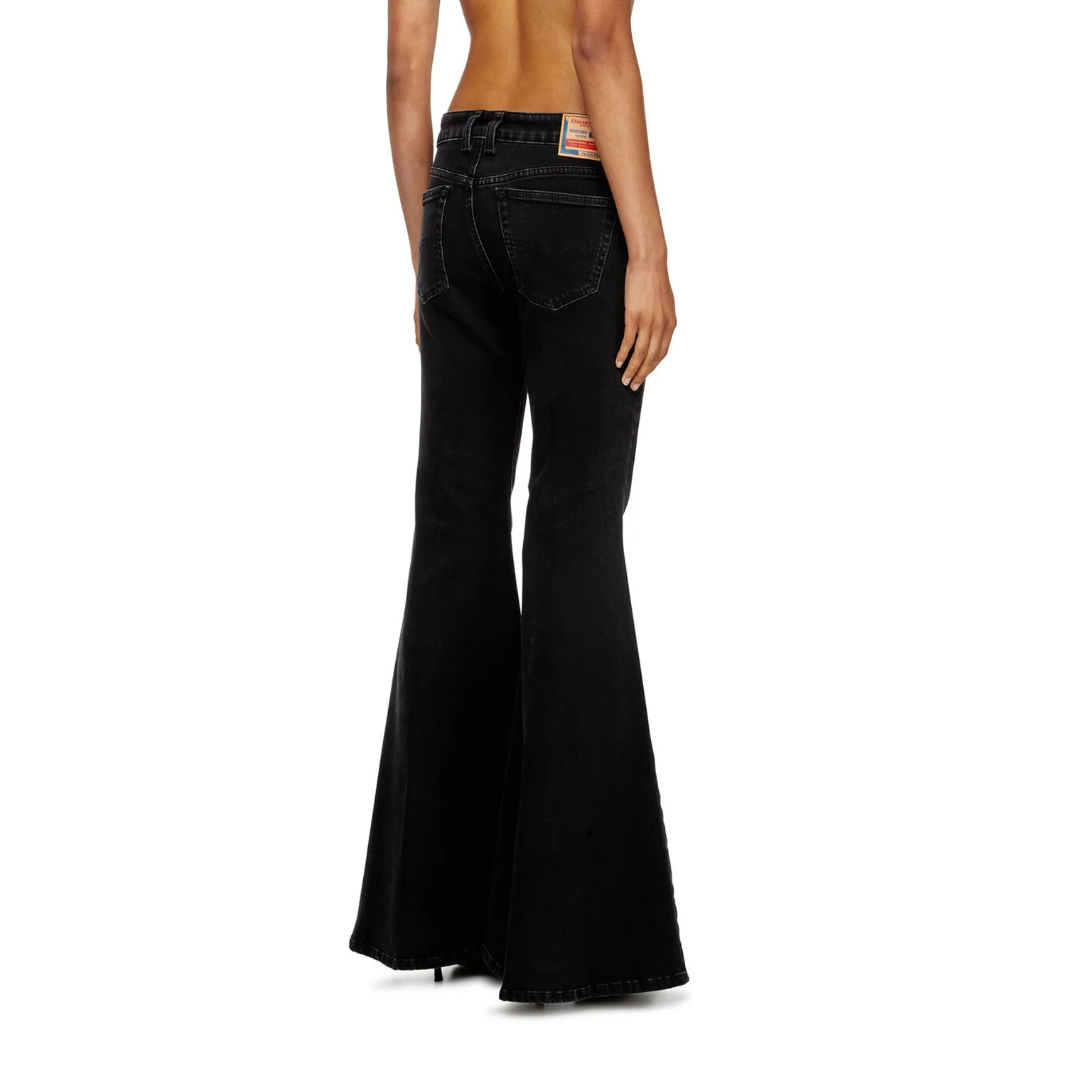 Diesel FLARE JEANS1970 D-BLEESS, Black - Image 3