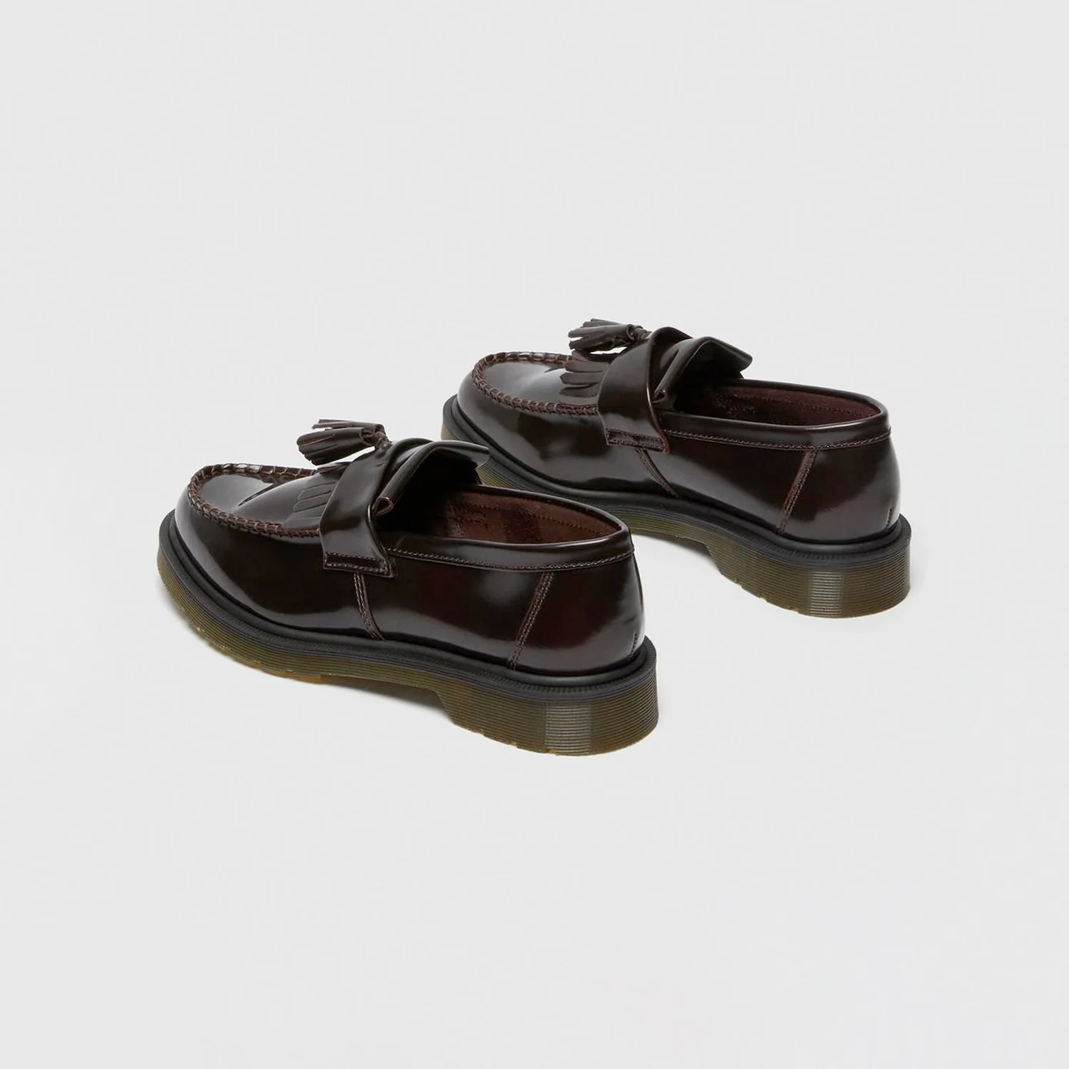 Dr. Martens ADRIAN ARCADIA LEATHER TASSEL LOAFER, Cherry Red - Image 3