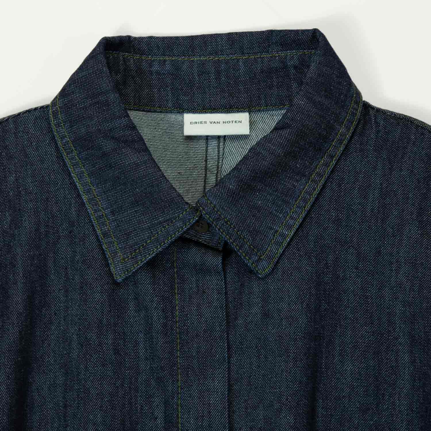 Dries Van Noten CAMIS BIS DENIM 2382 SHIRT, Indigo - Image 2