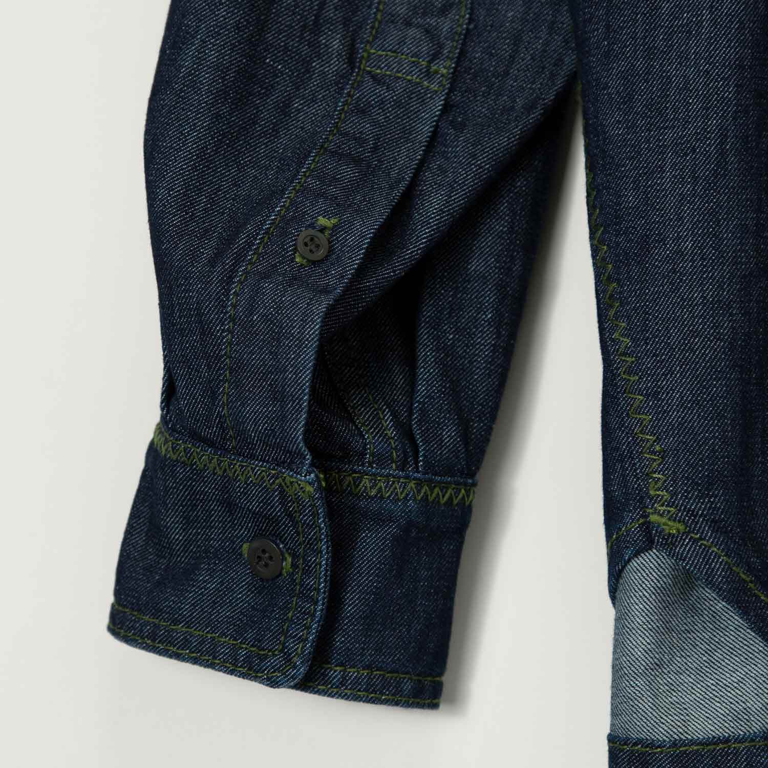 Dries Van Noten CAMIS BIS DENIM 2382 SHIRT, Indigo - Image 5