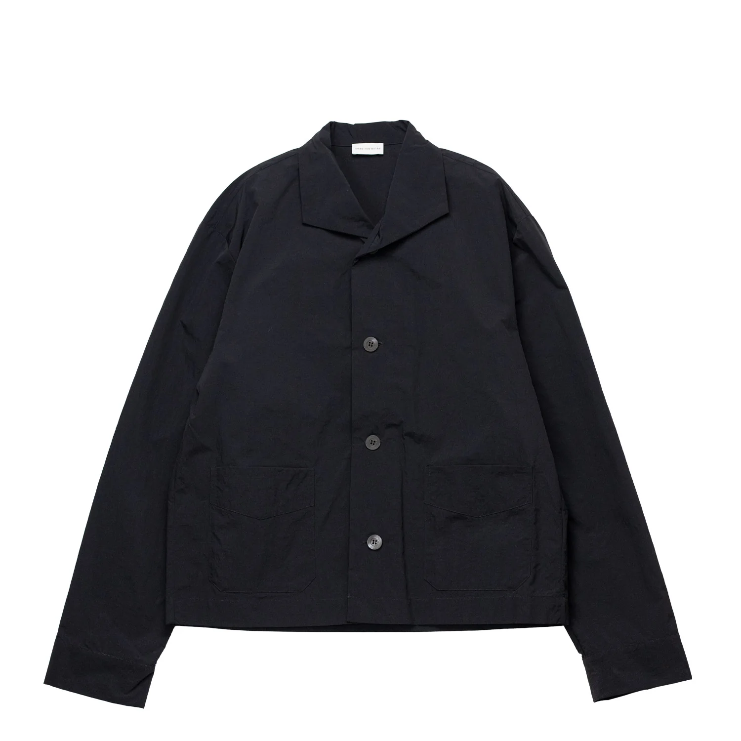 Dries Van Noten 3313 CRUZ WATER REPELLENT SHIRT, Black