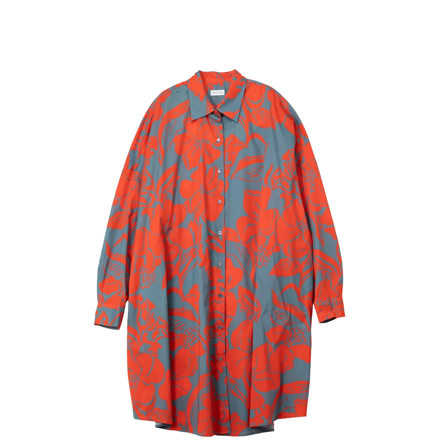 Dries Van Noten DASIA 3092 COTTON SHIRT DRESS, Raf