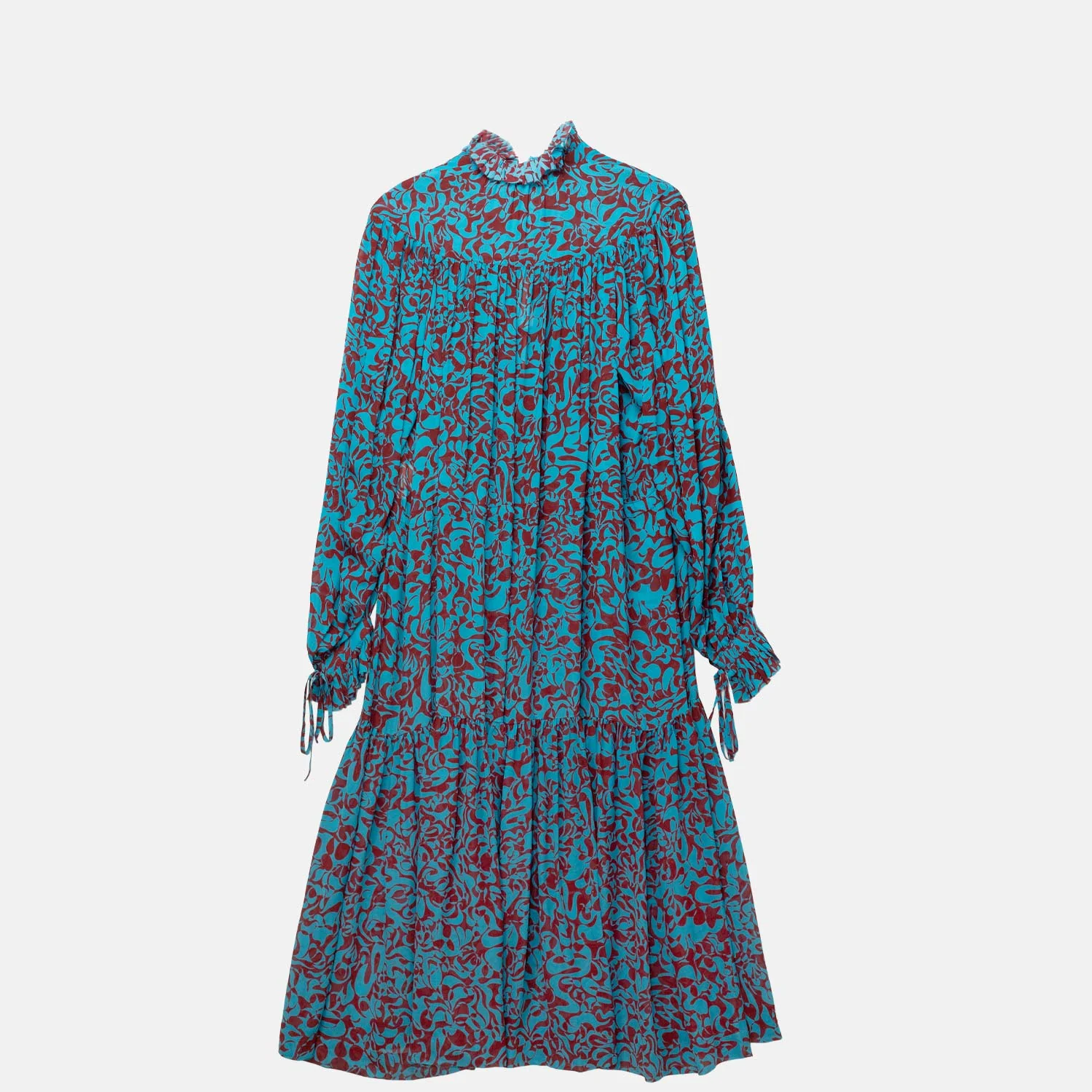 DATYAS 3006 DRESS, Turquoise - Image 2