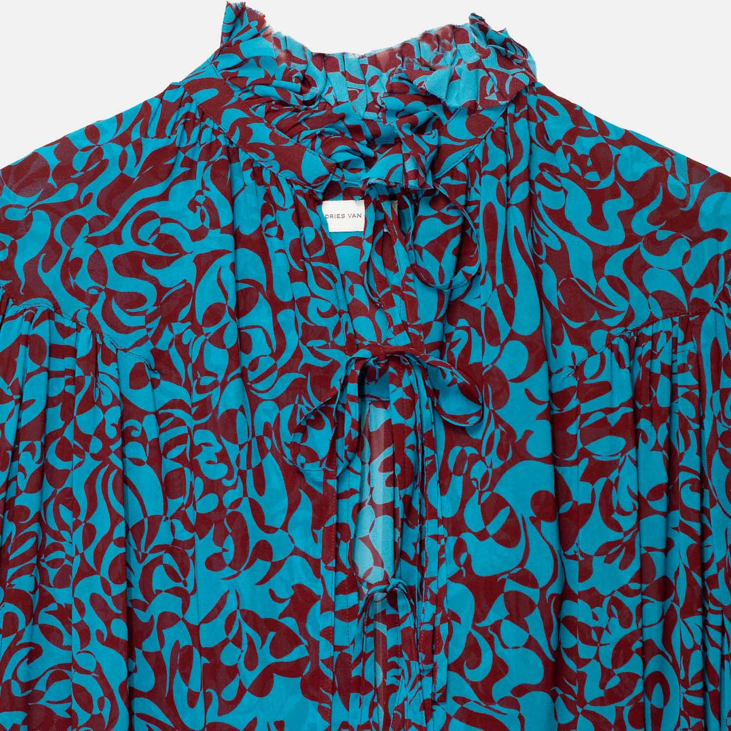 DATYAS 3006 DRESS, Turquoise - Image 3