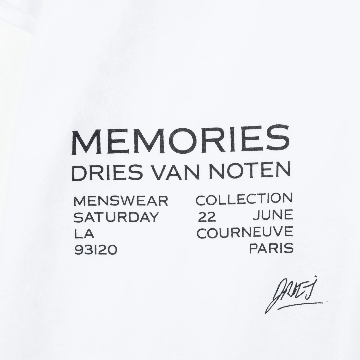Dries Van Noten HEER PR 1600 T-SHIRT, White - Image 4