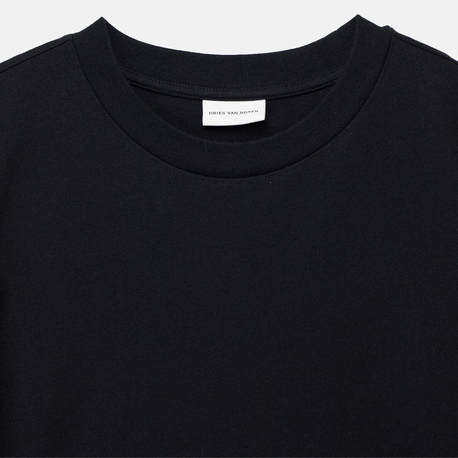 Dries Van Noten HEYNET 3603 T-SHIRT, Black - Image 3