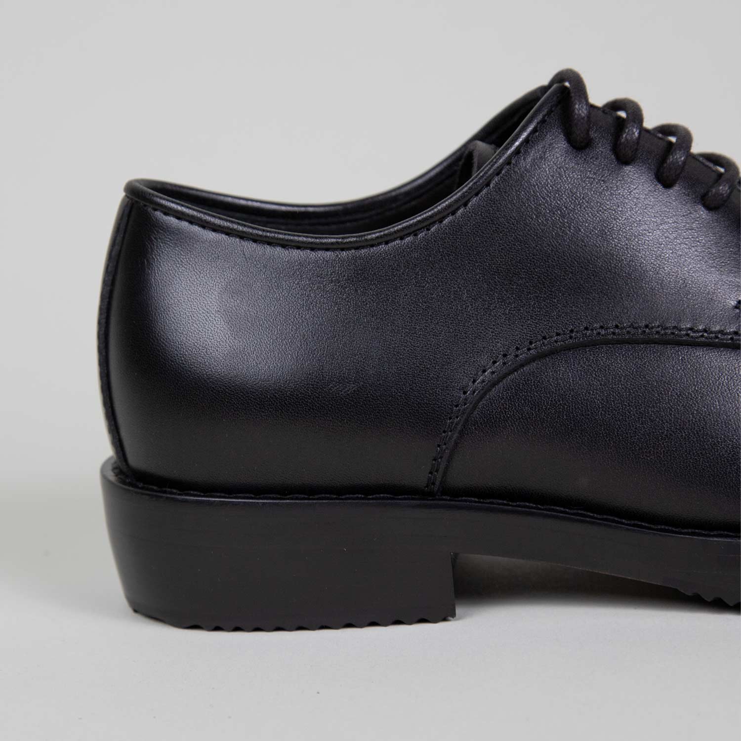 Dries Van Noten  LEATHER DERBY SHOES, Black - Image 4
