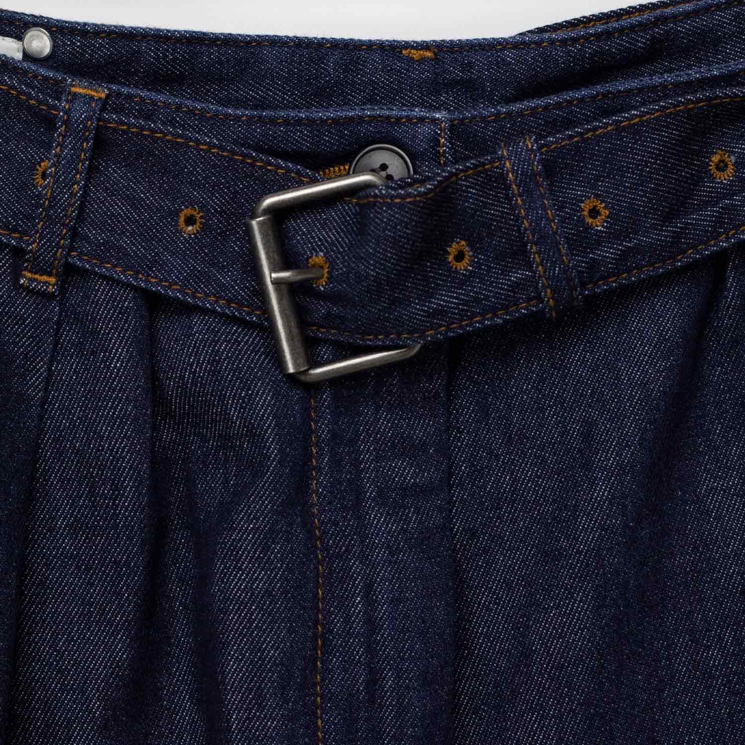 Dries Van Noten PEACHES BIS SHORTS DEN 3385, Indigo - Image 3
