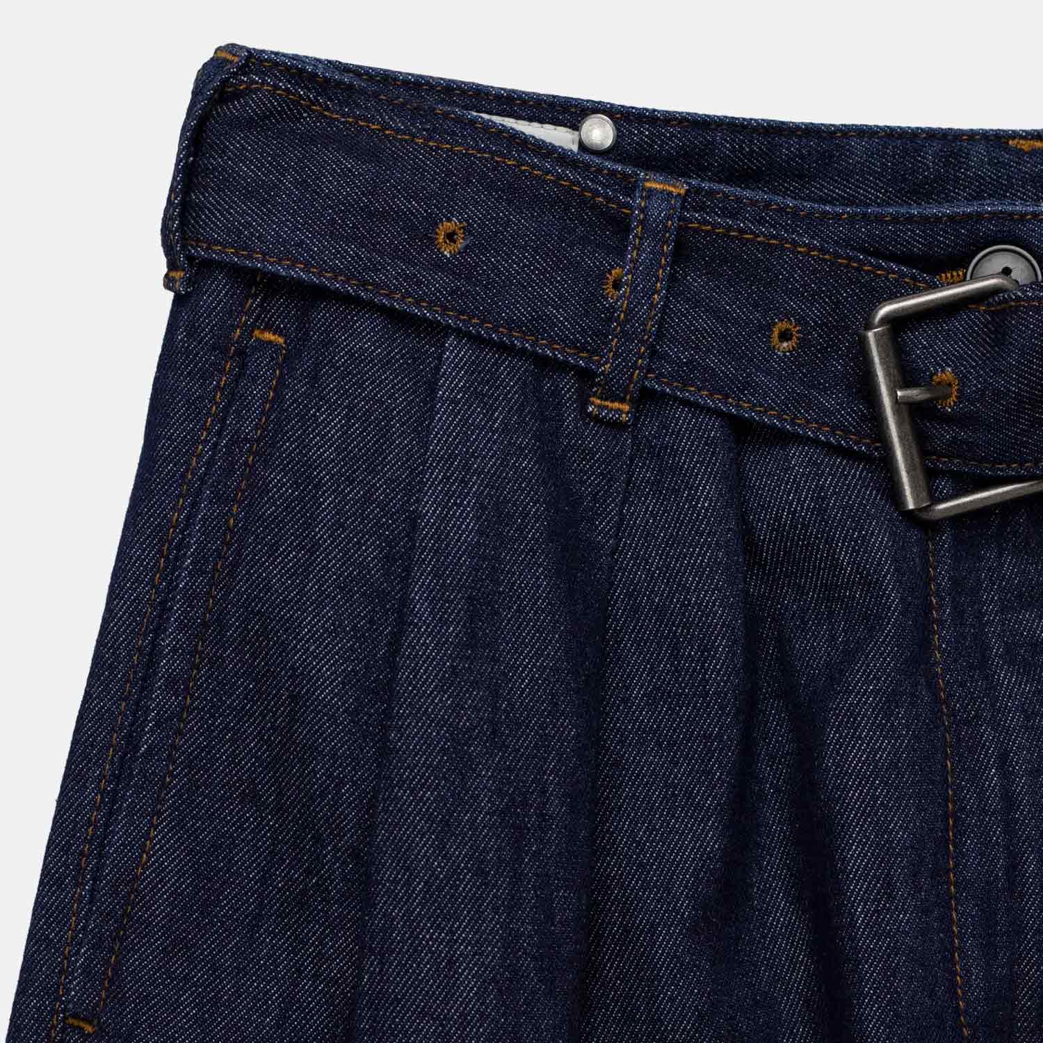 Dries Van Noten PEACHES BIS SHORTS DEN 3385, Indigo - Image 4