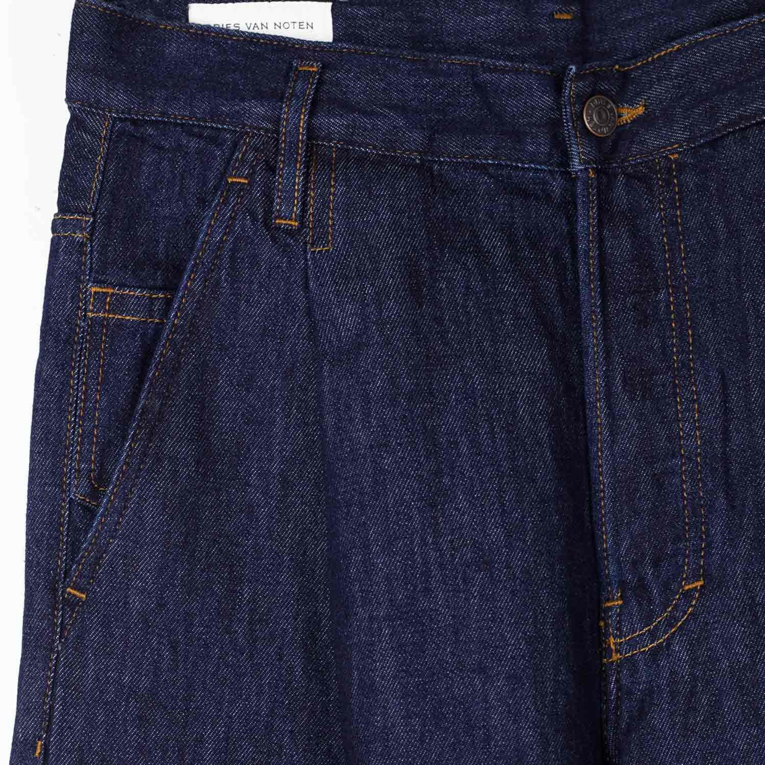 Dries Van Noten PENNING 1552 DENIM TROUSERS, Indigo - Image 2